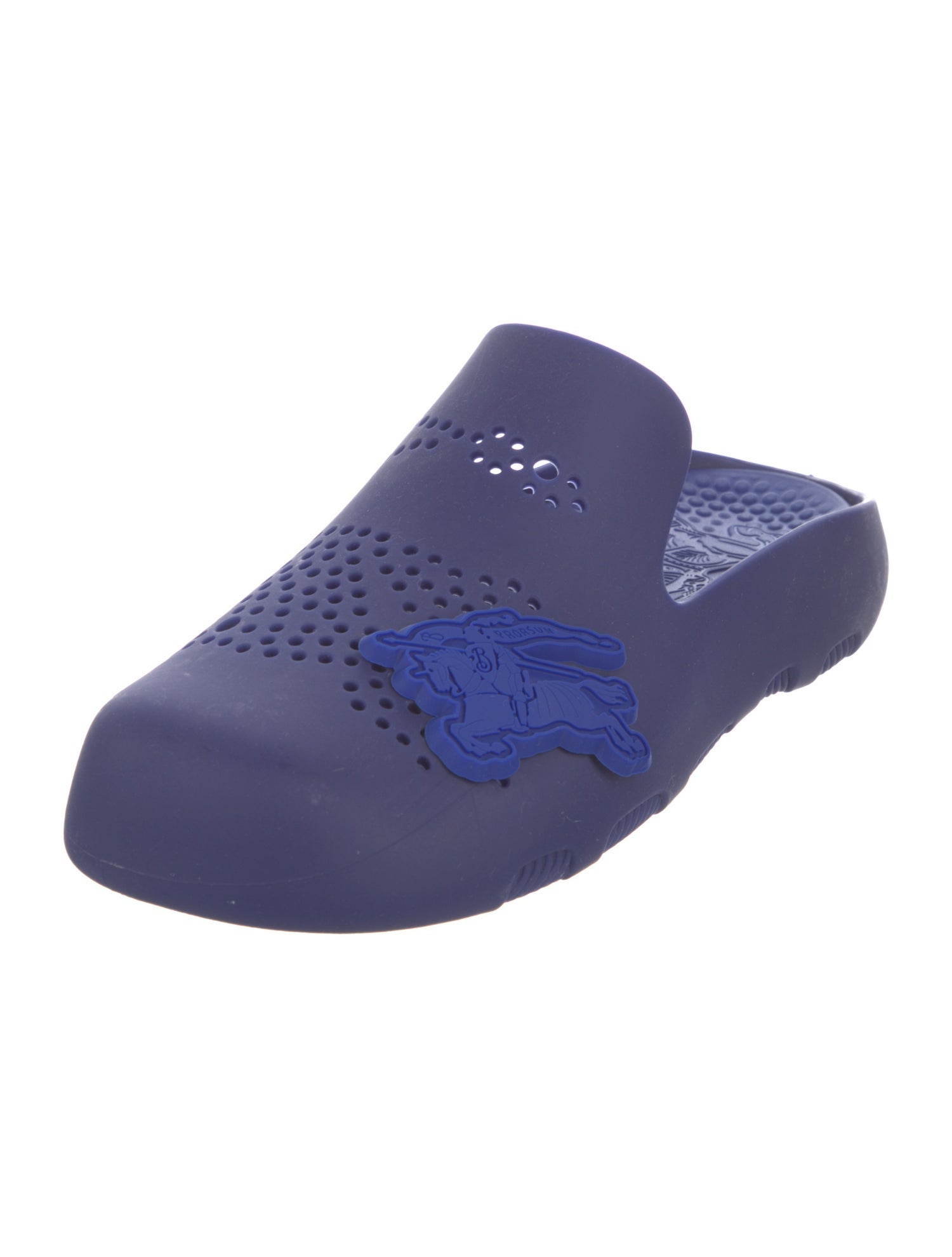 Burberry Rubber Cutout Accent Slides