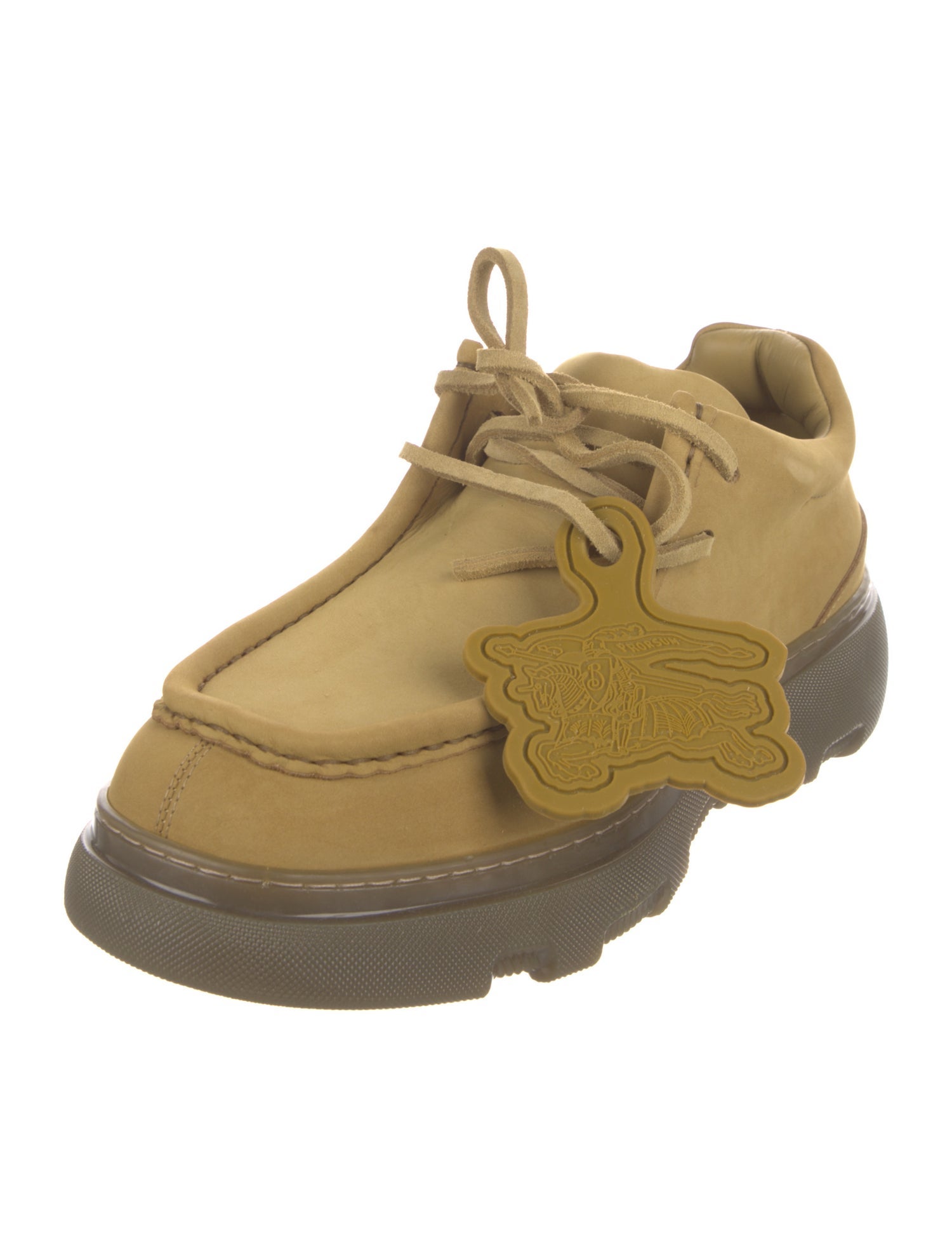 Burberry Leather Lace-Up Boots