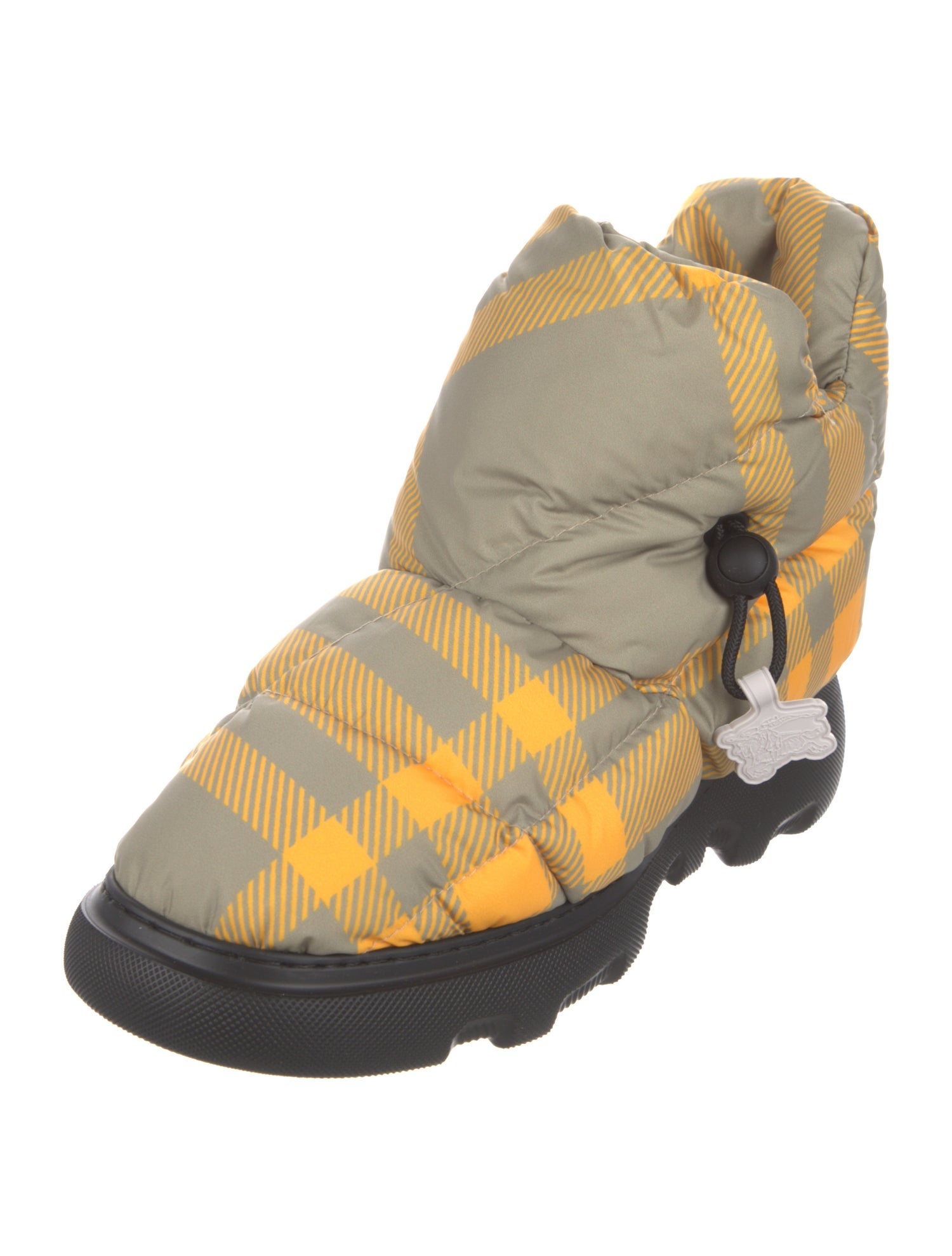 Burberry Striped Snow Boots