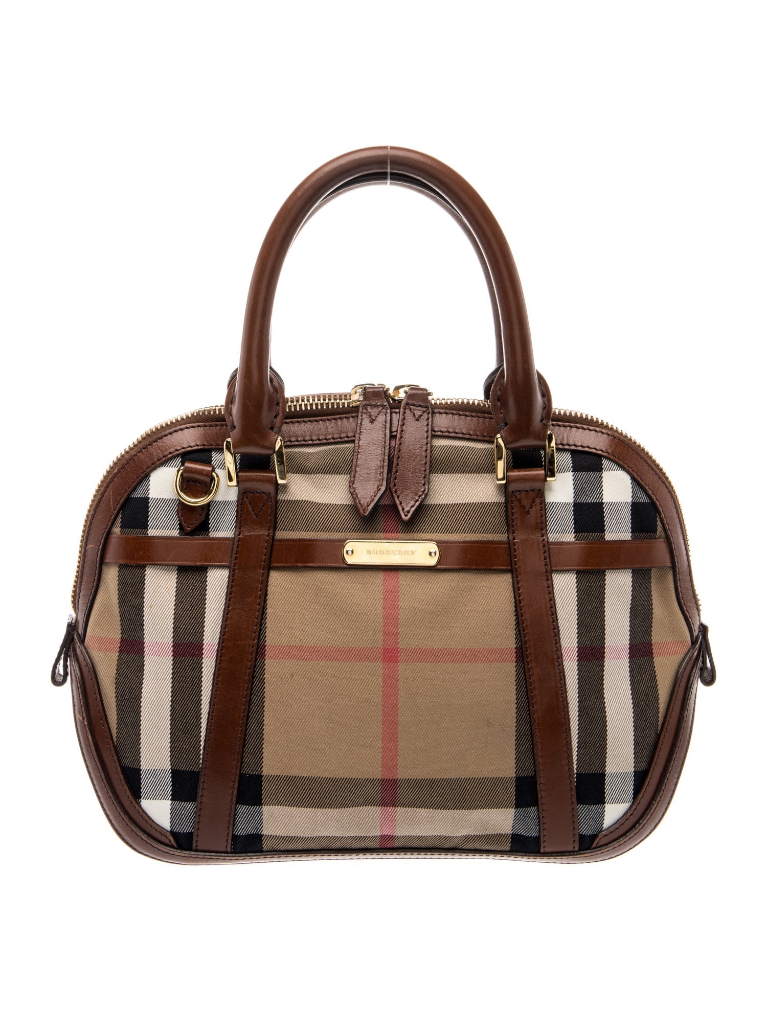 Burberry House Check Top Handle Bag