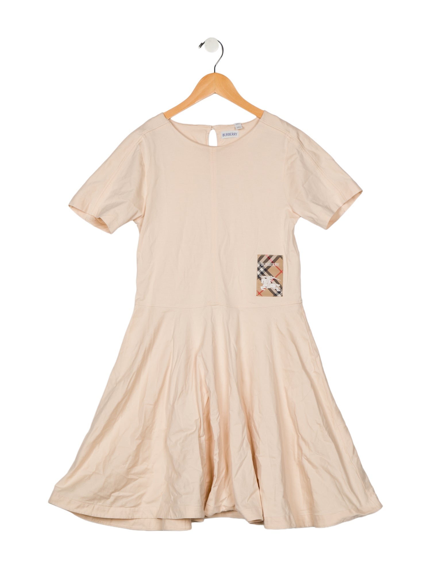 Burberry Girls' Patch Short Sleeve Dress
