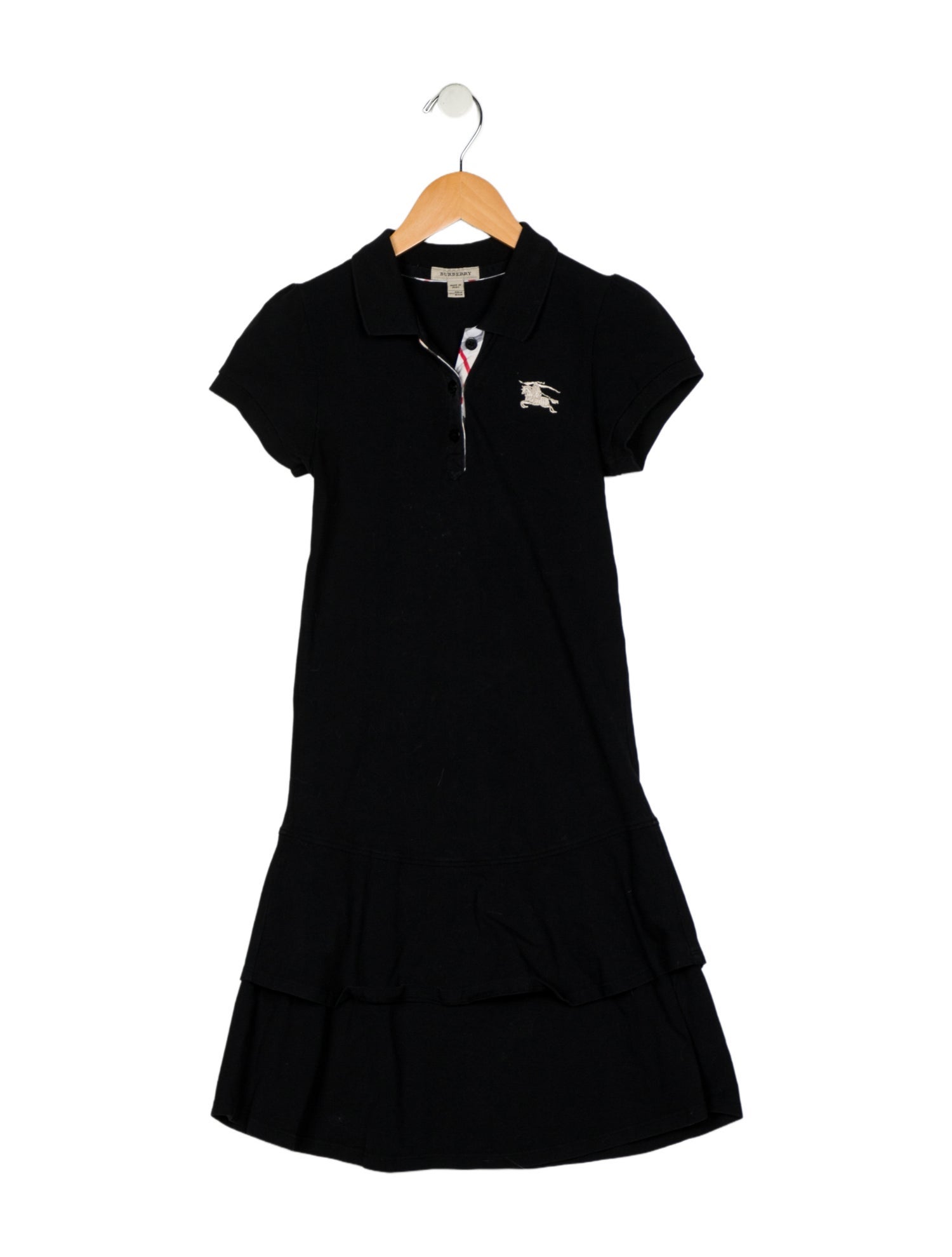 Burberry London Girls' Short Sleeve Polo Dress
