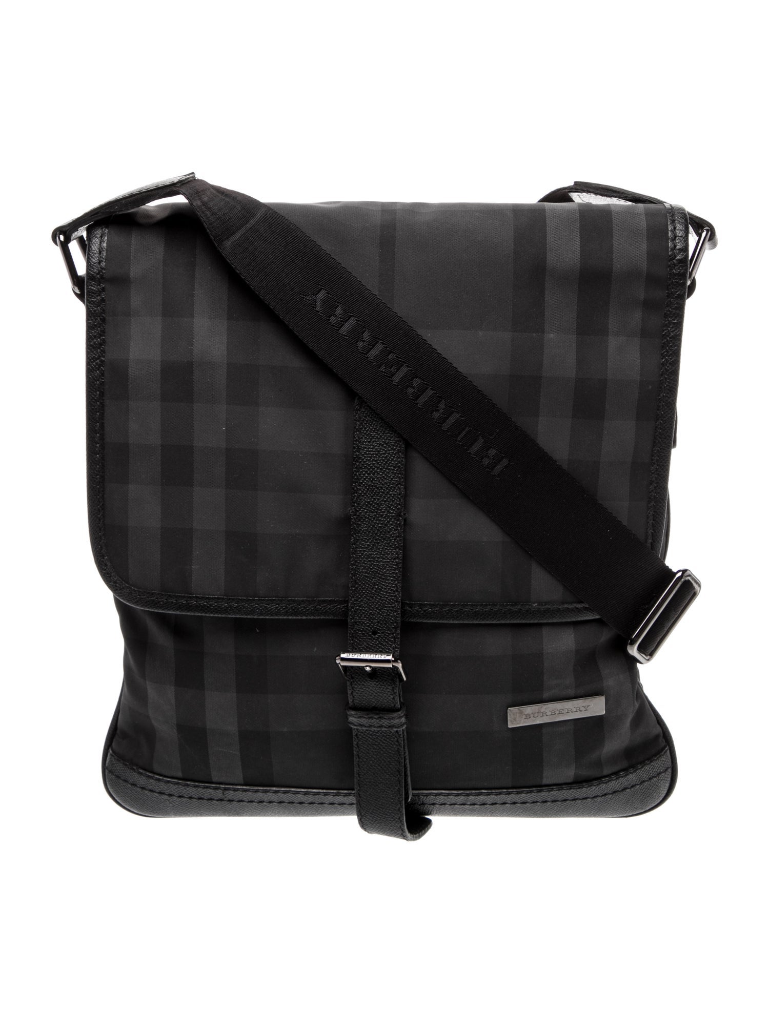 Burberry Smoked Check Messenger Bag