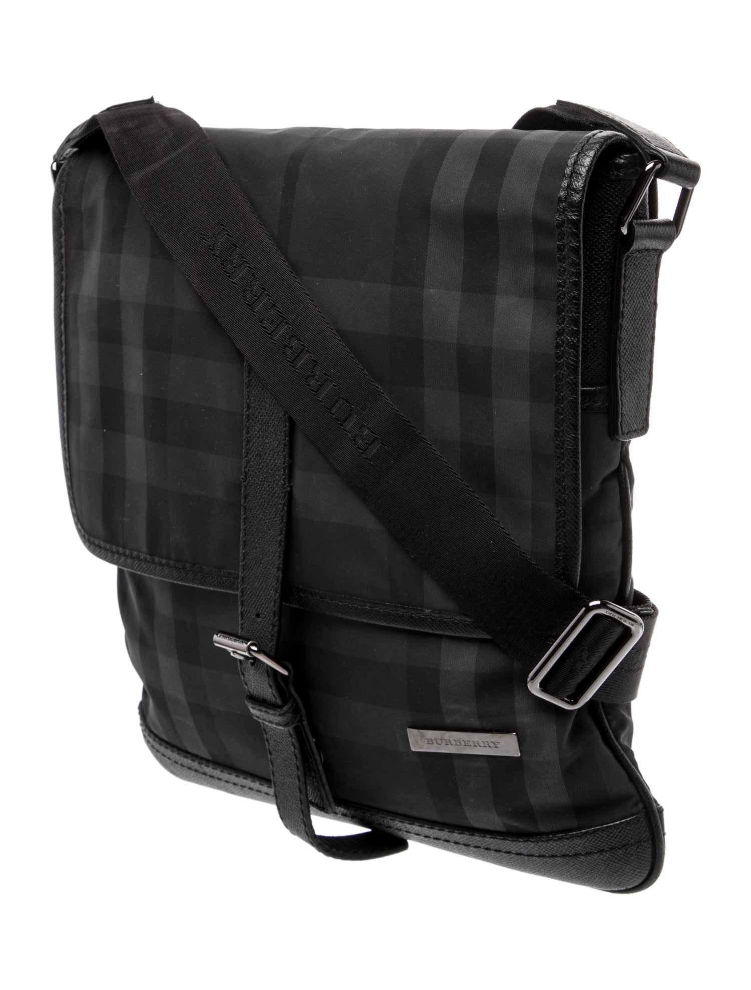 Burberry Smoked Check Messenger Bag