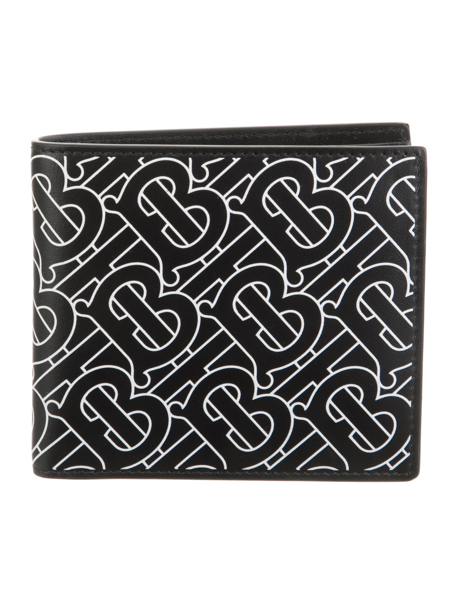 Burberry TB Monogram Leather Bifold Wallet