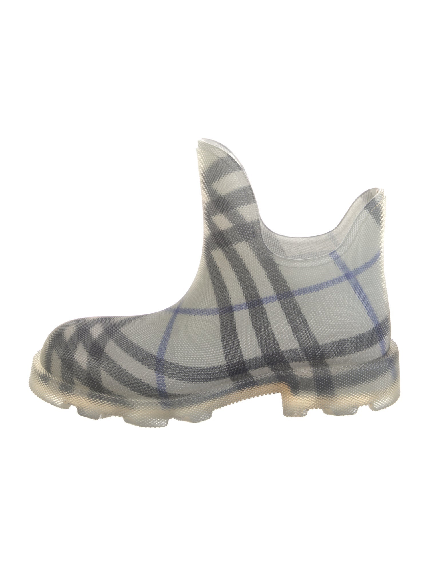 Burberry Rubber Striped Rain Boots