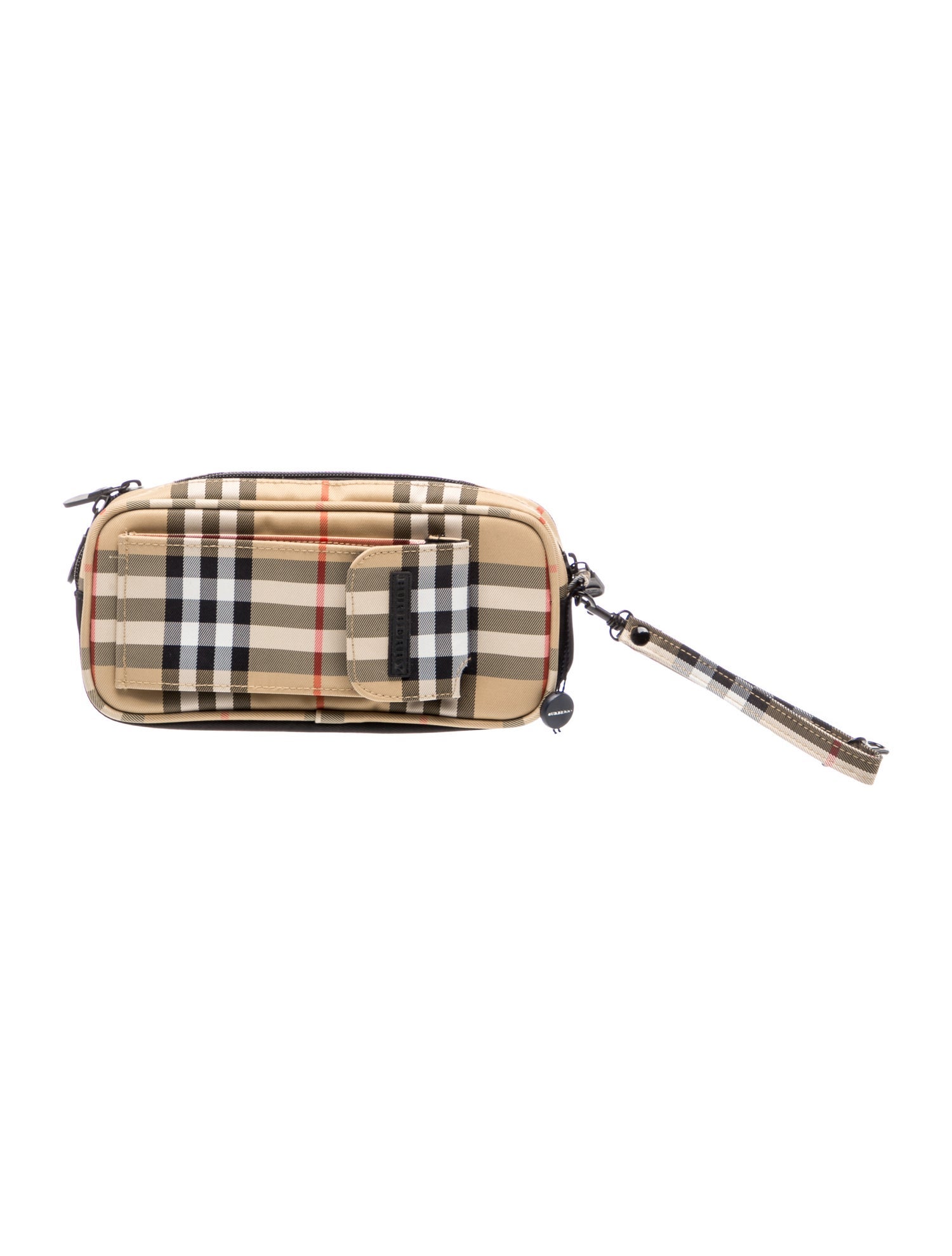 Burberry Golf Exploded Check Pouch w/ Tags