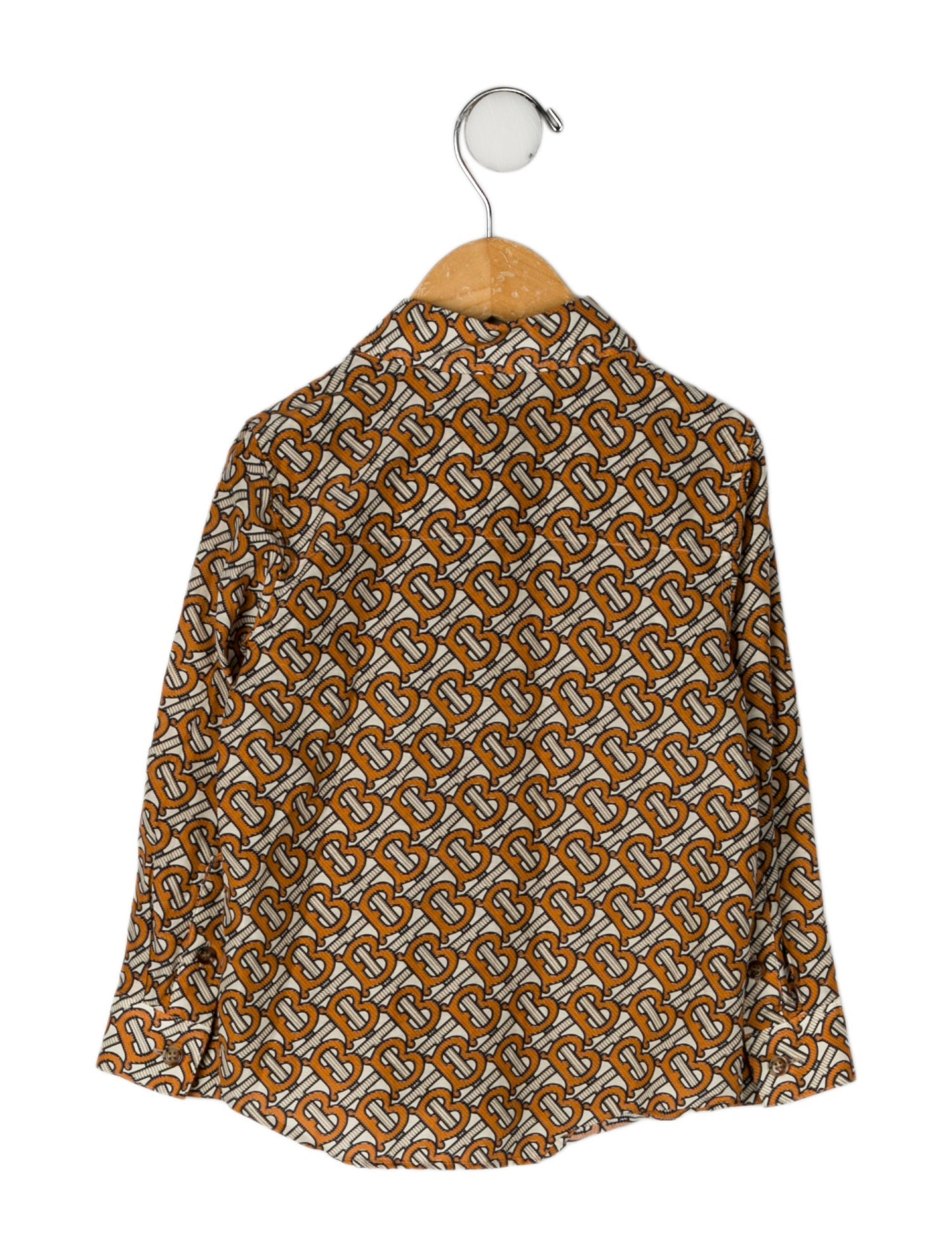 Burberry All Over Print Long Sleeve Shirt