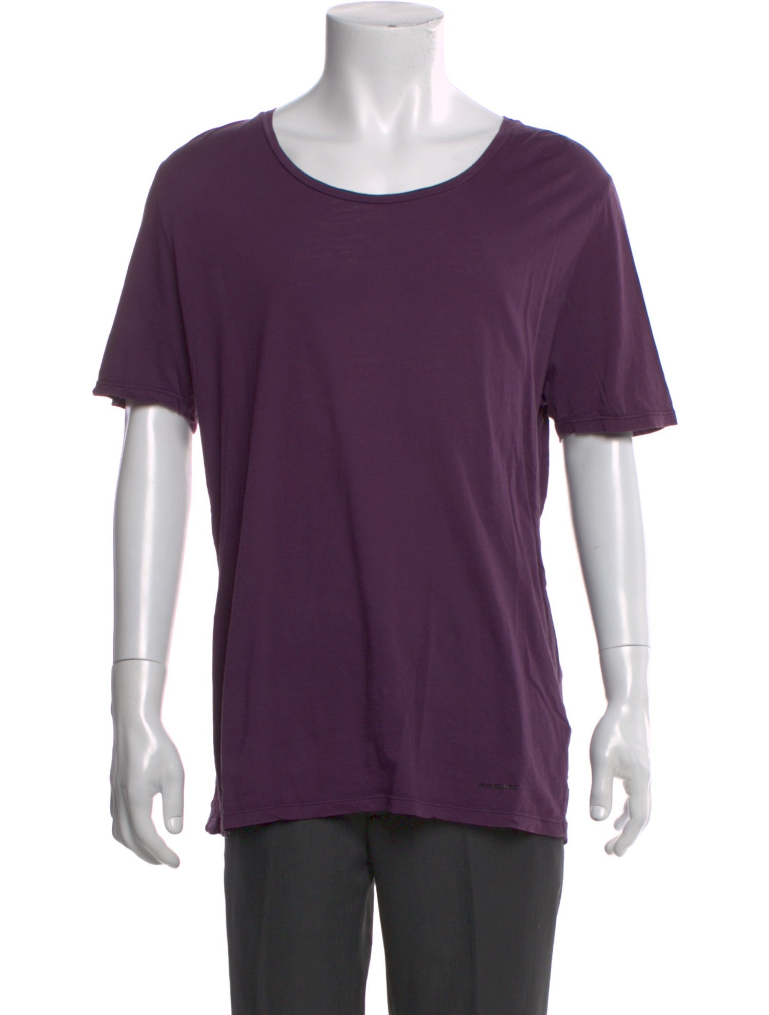 Burberry Signature Logo Scoop Neck T-Shirt