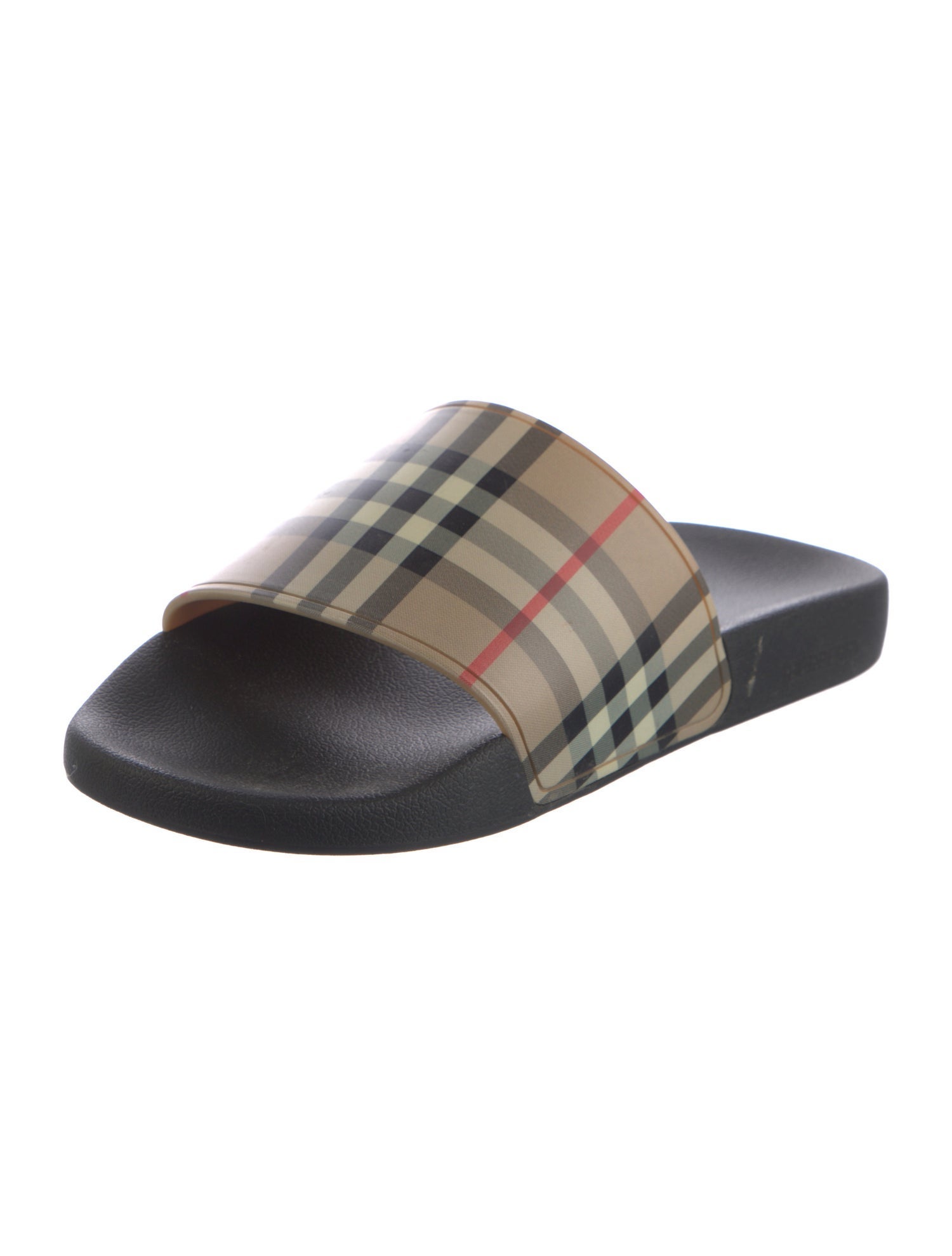 Burberry House Check Pattern Rubber Slides