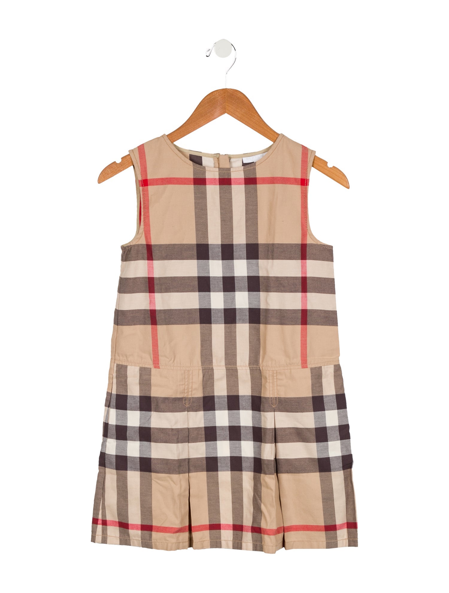 Burberry Girls' Sleeveless Vintage Check Dress w/Tags