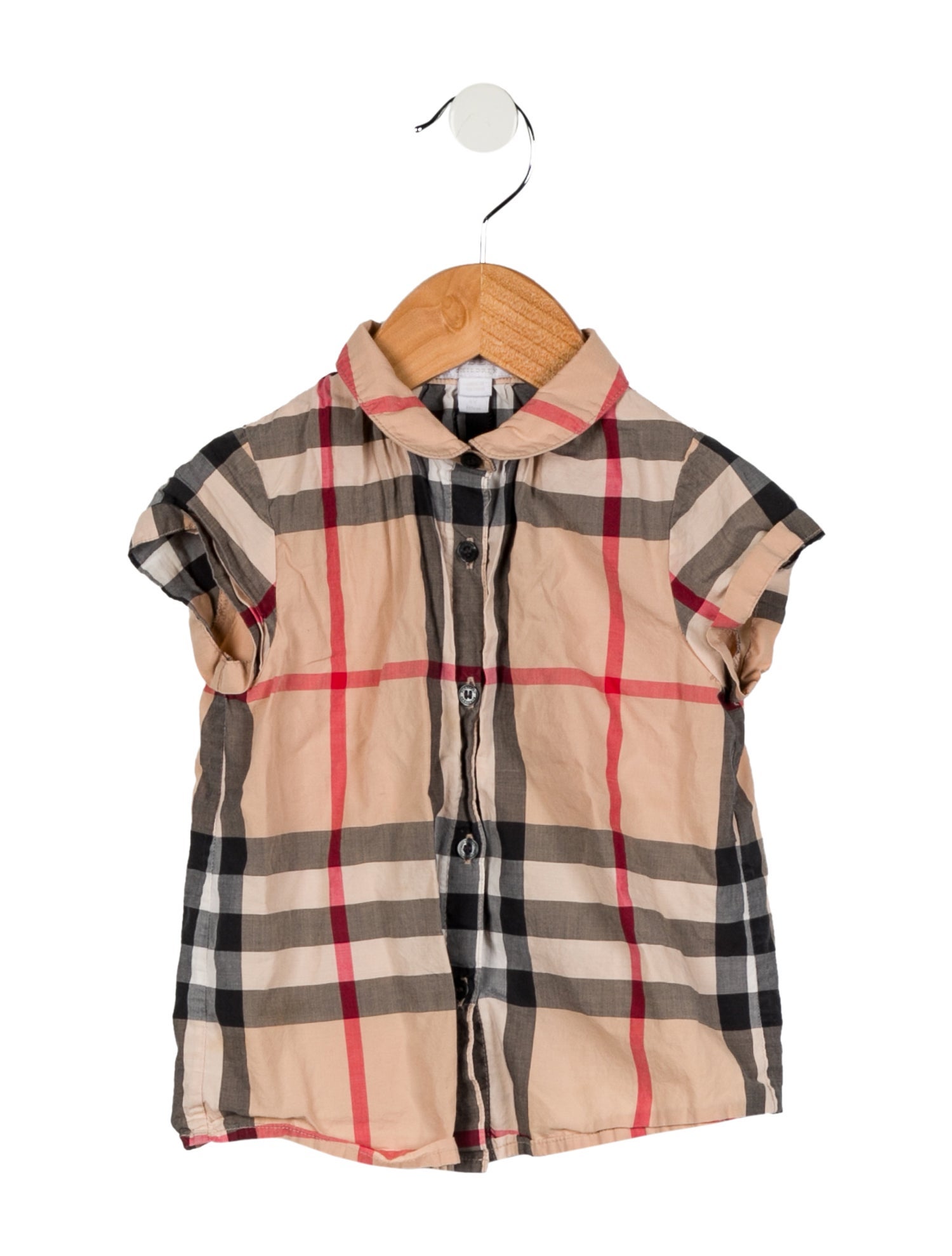 Burberry Girls' Vintage Check Blouse