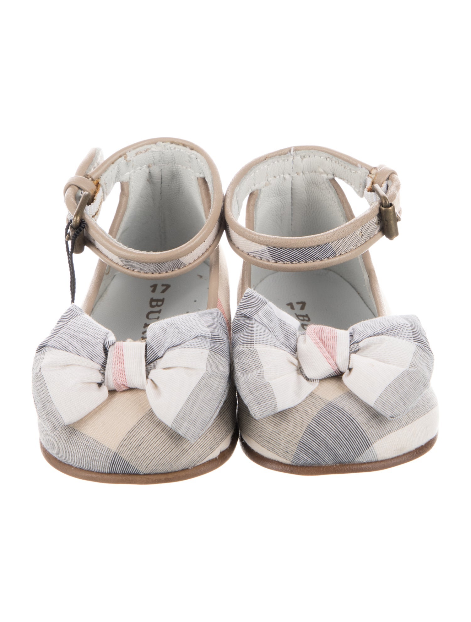Burberry Infant Girls' Nova Check Ballet Flats