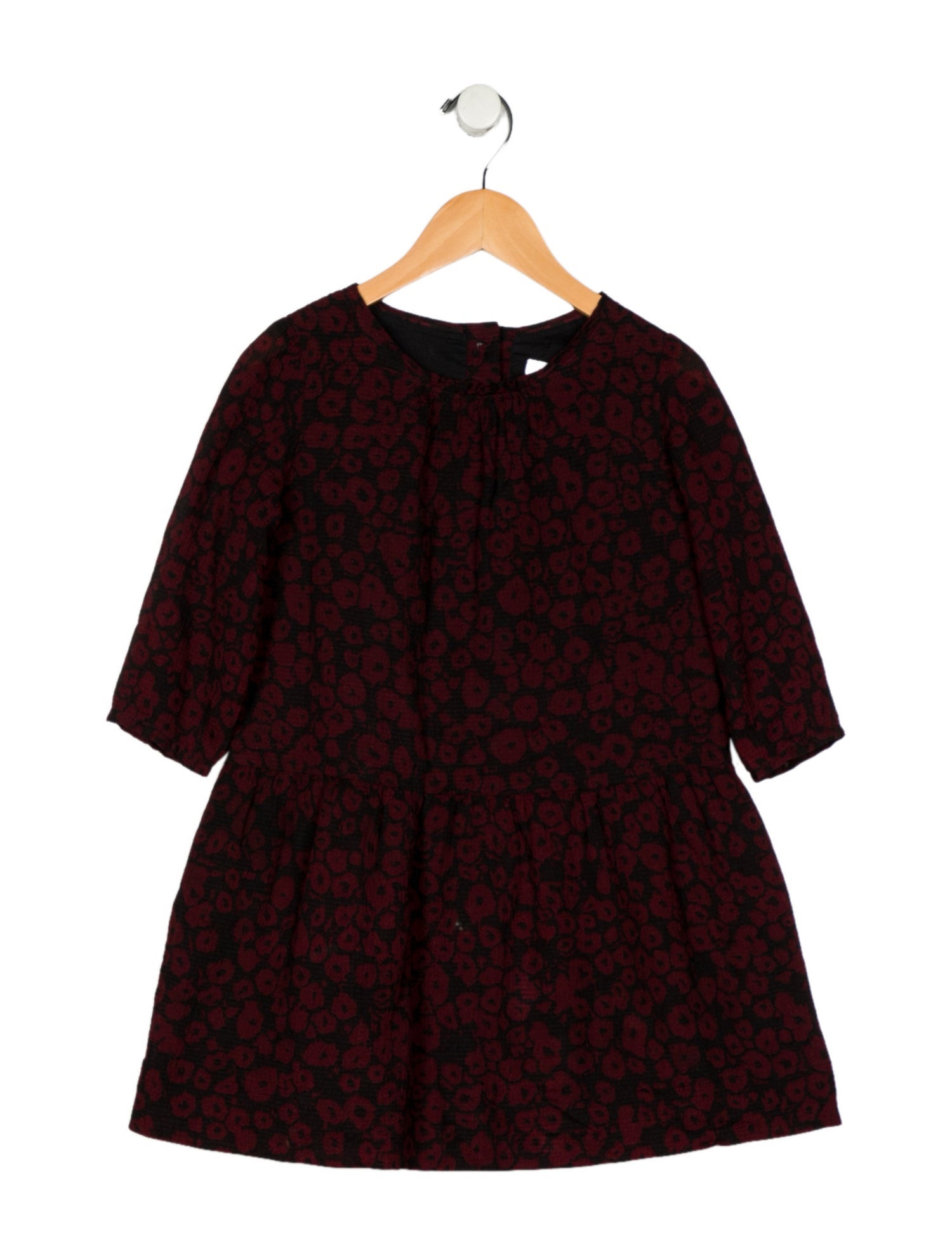 Burberry Silk Long Sleeve Dress