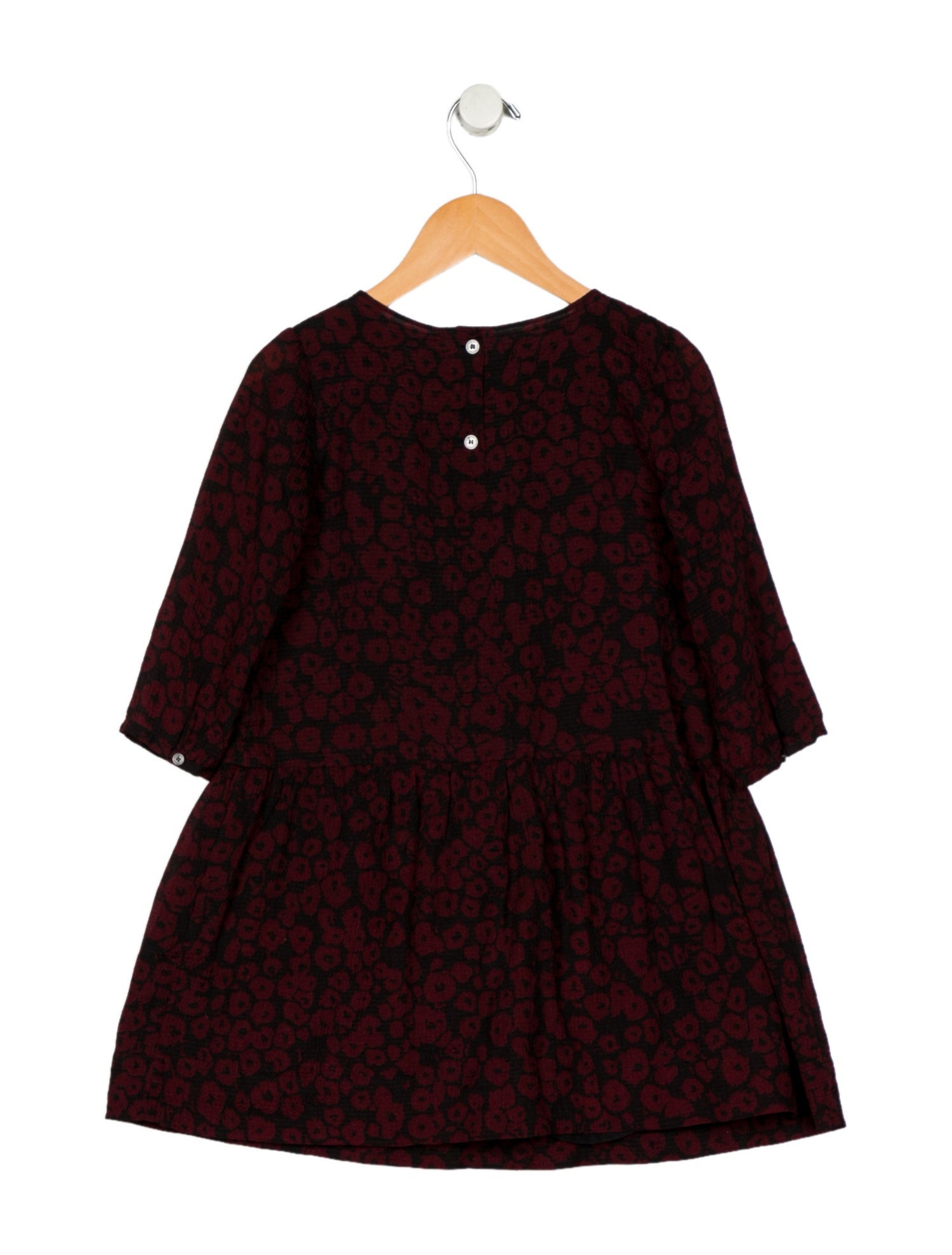 Burberry Silk Long Sleeve Dress