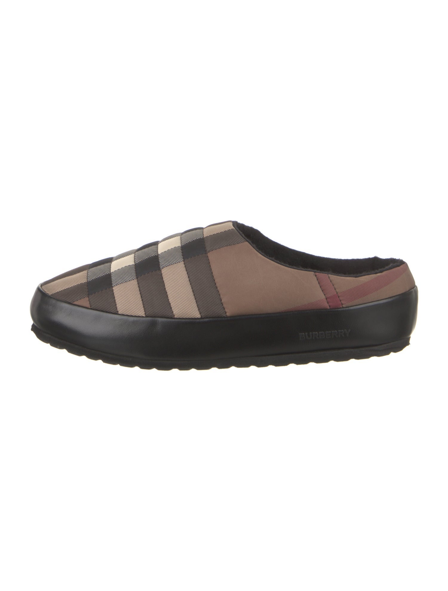 Burberry Nylon Printed Slippers