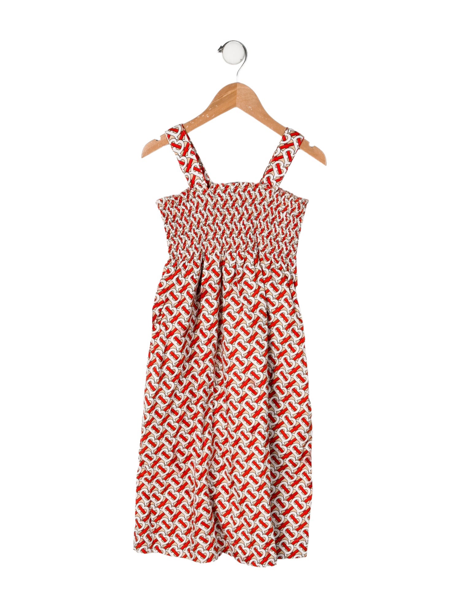 Burberry Sleeveless All Over Print Dress