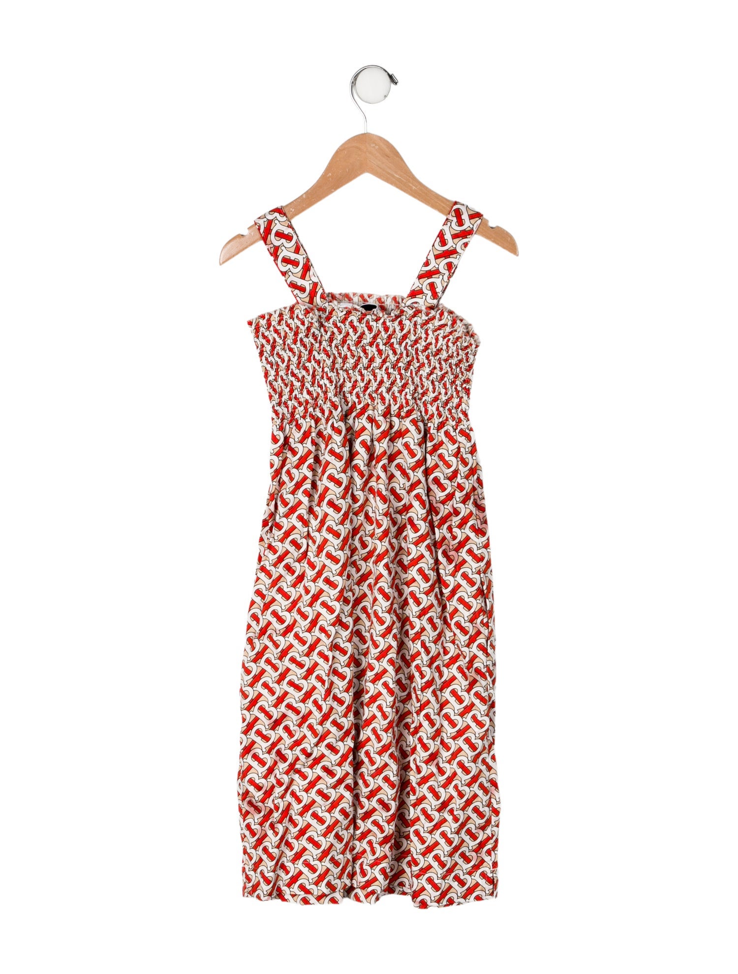 Burberry Sleeveless All Over Print Dress