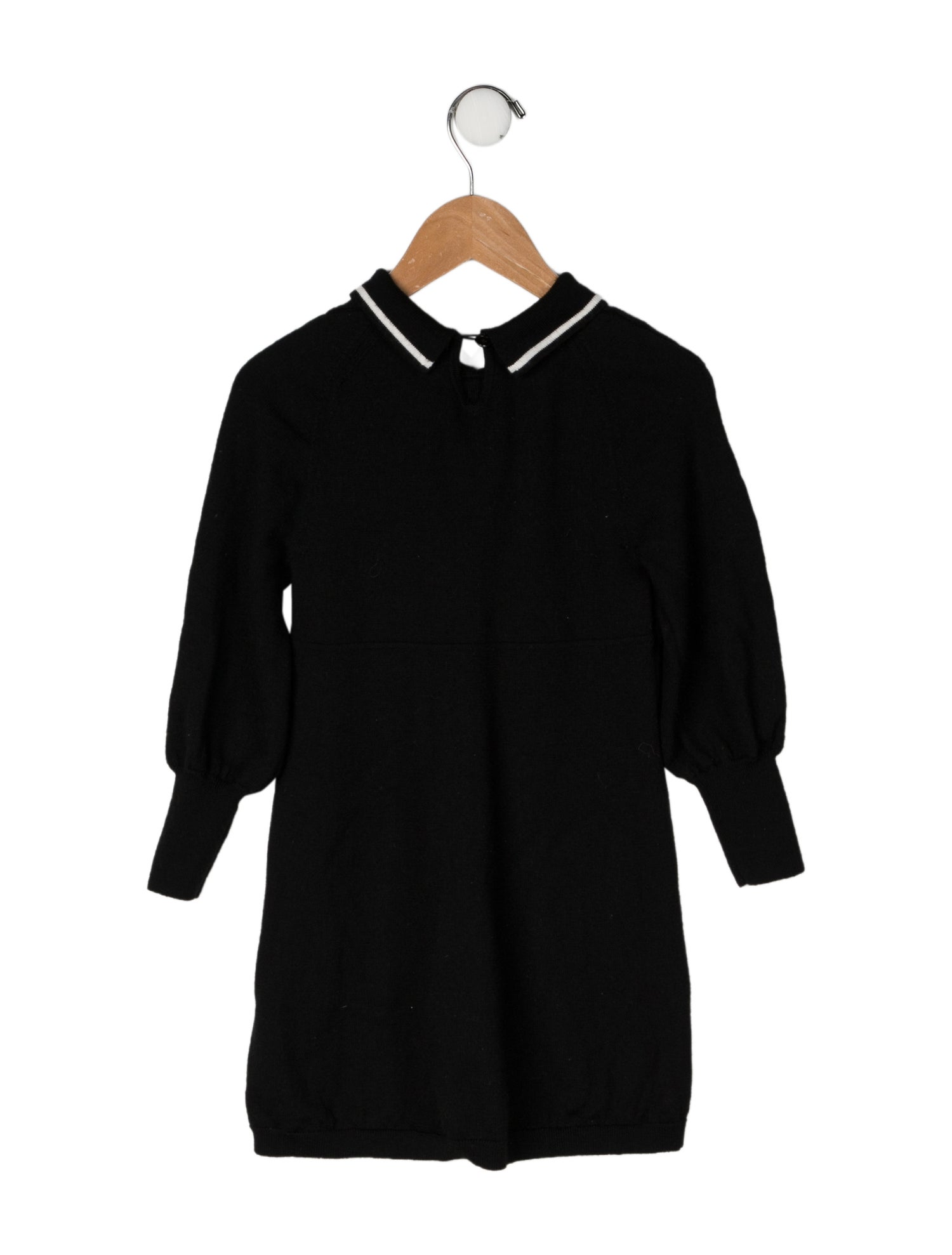 Burberry Wool Long Sleeve Dress