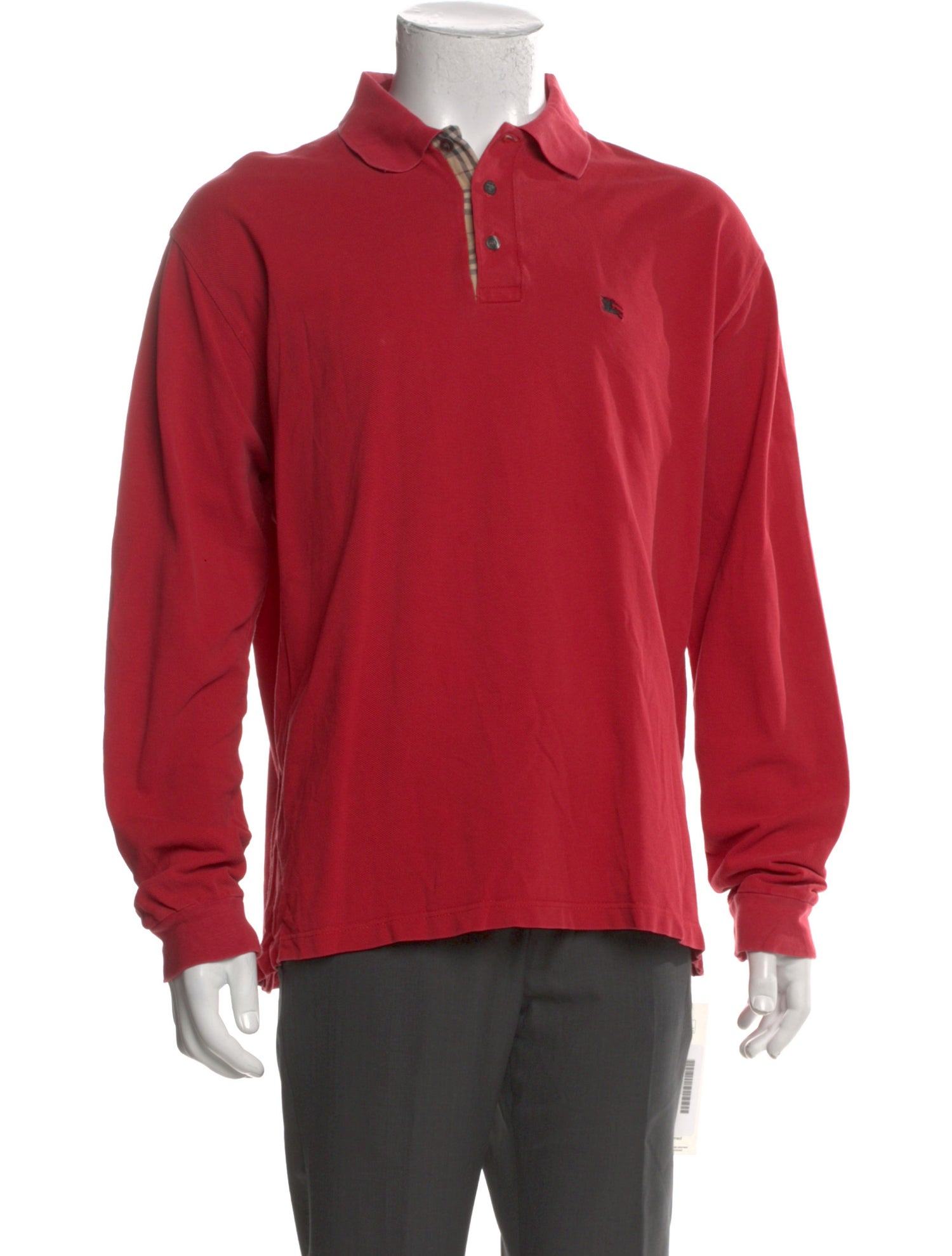 Burberry London Vintage V-Neck Polo Shirt