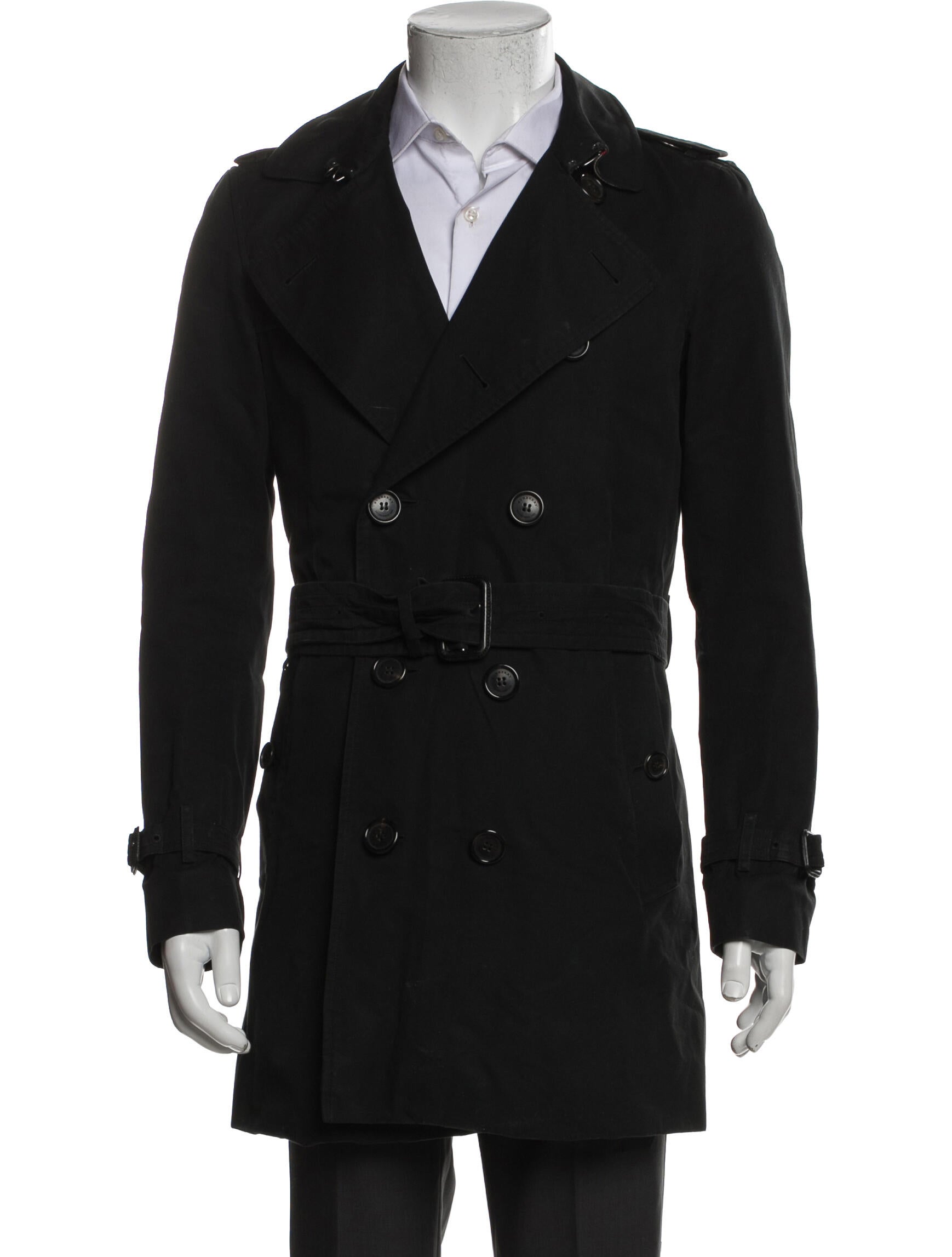 Burberry House Check Pattern Peacoat