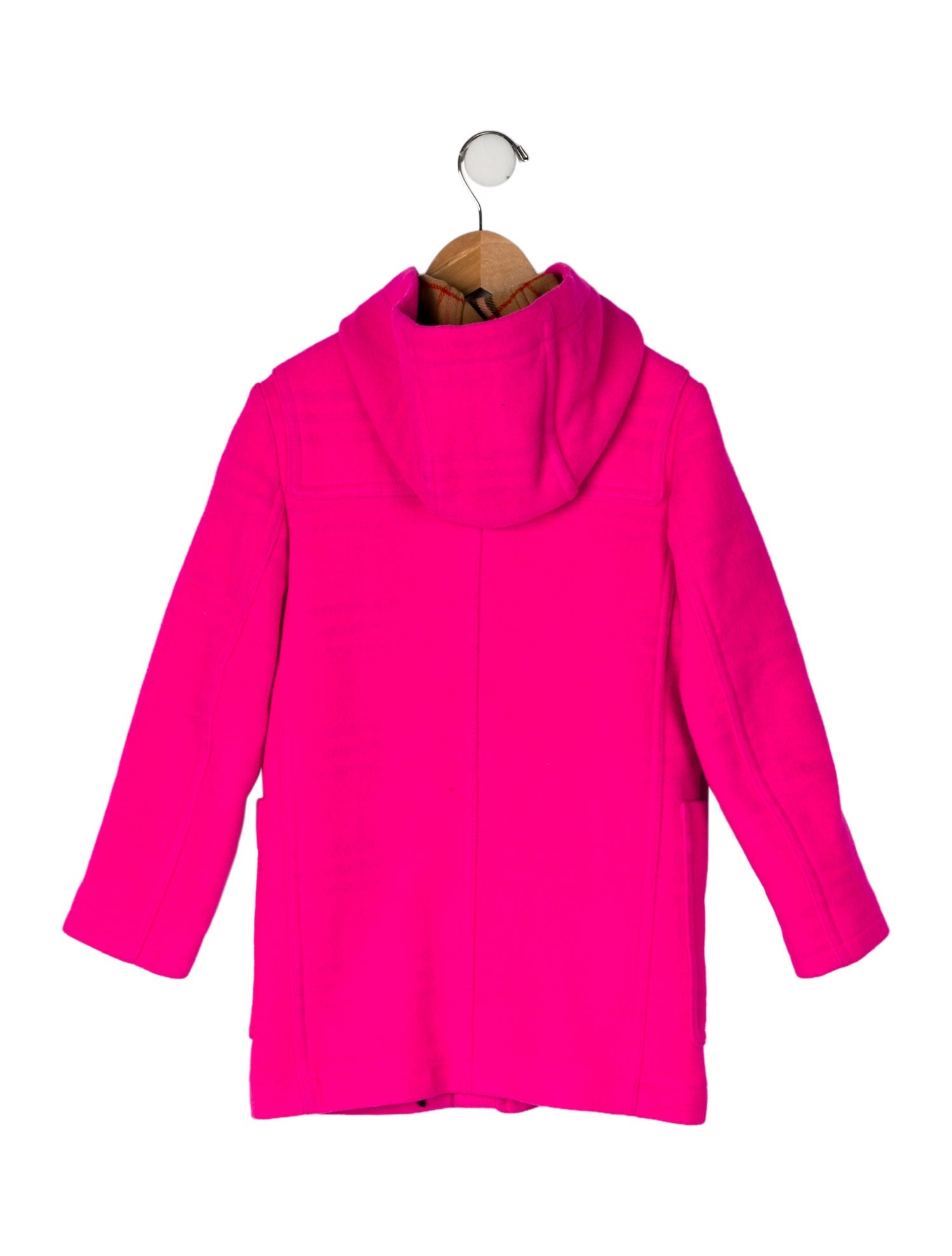 Burberry Hooded Wool Coat