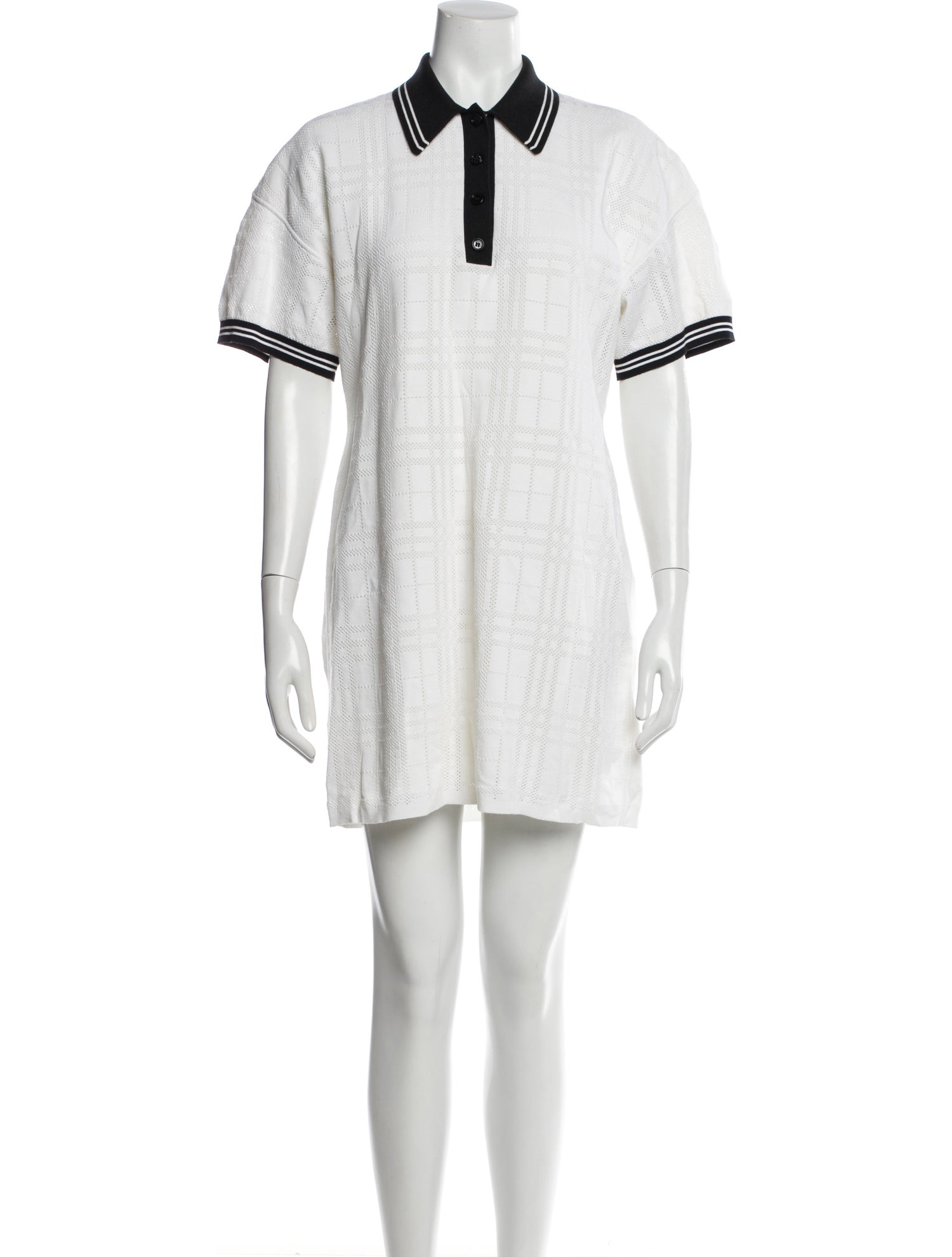 Burberry Plaid Print Mini Dress