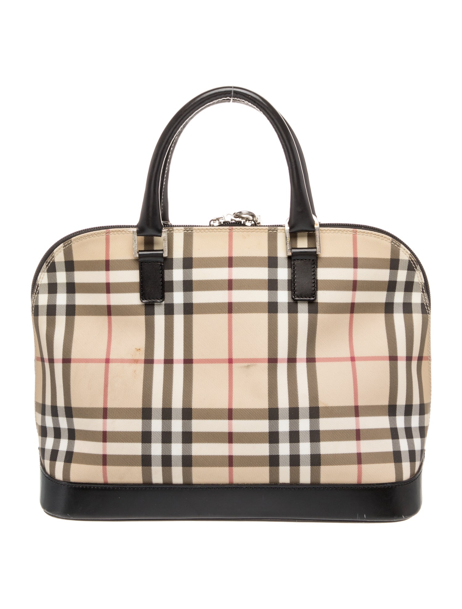 Burberry Nova Check Top Handle Bag