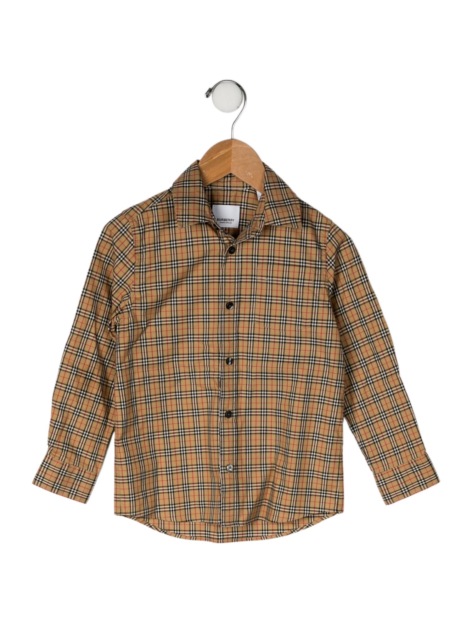 Burberry Cotton Long Sleeve T Shirt