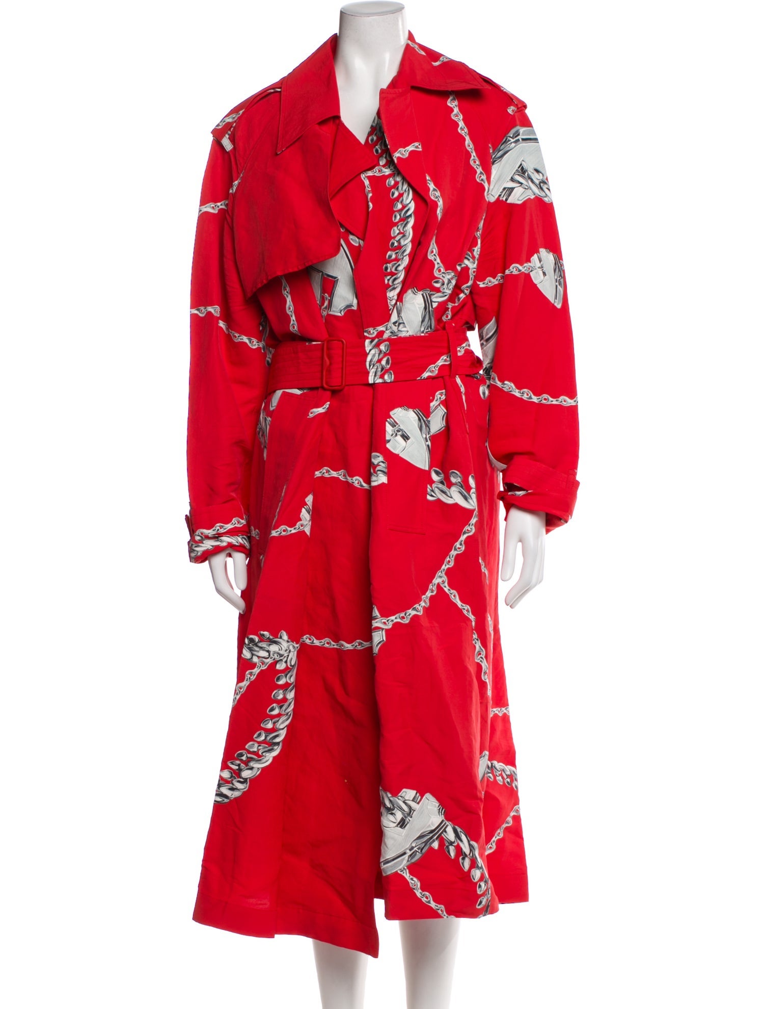 Burberry Printed Trench Coat