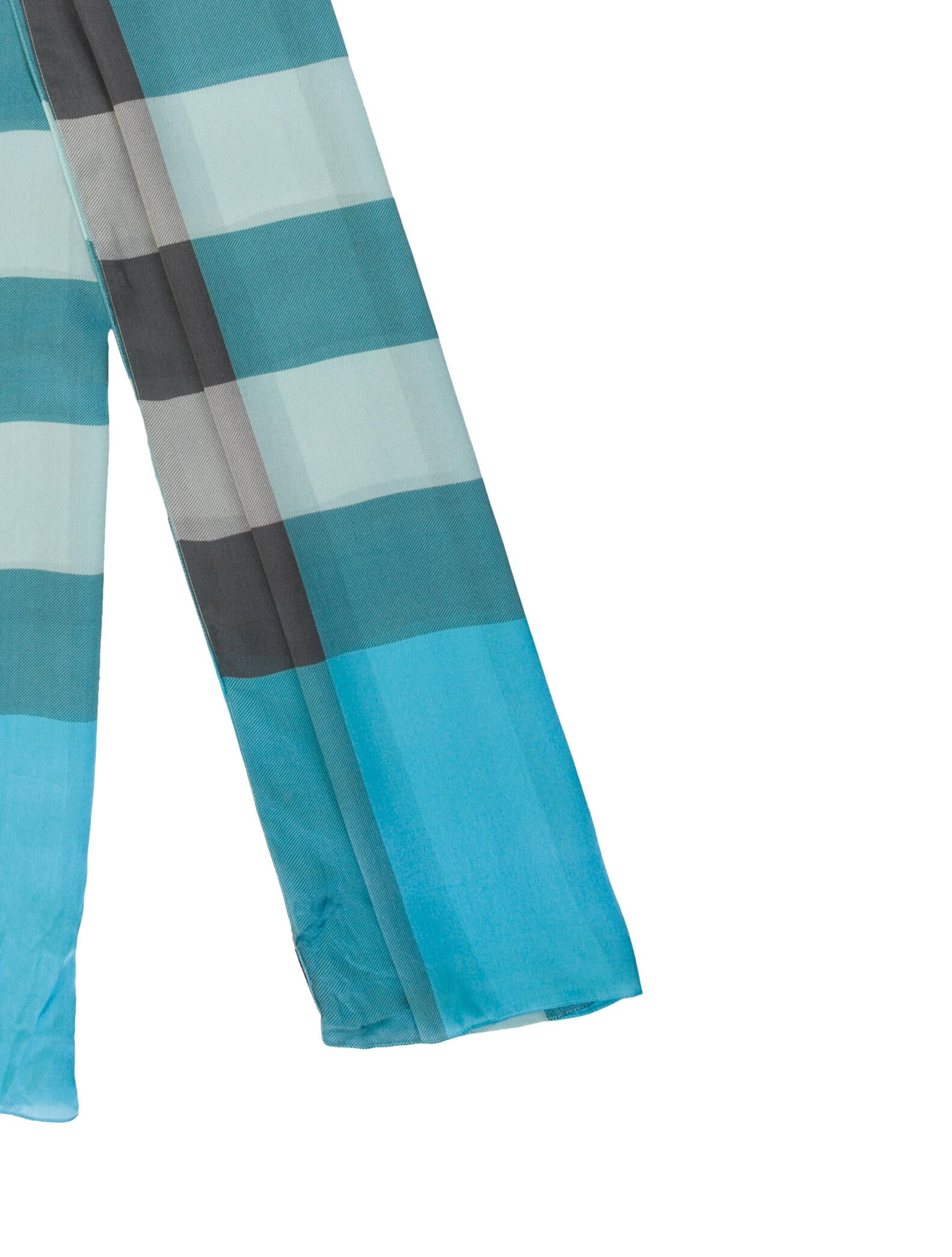 Burberry Silk Striped Scarf w/ Tags