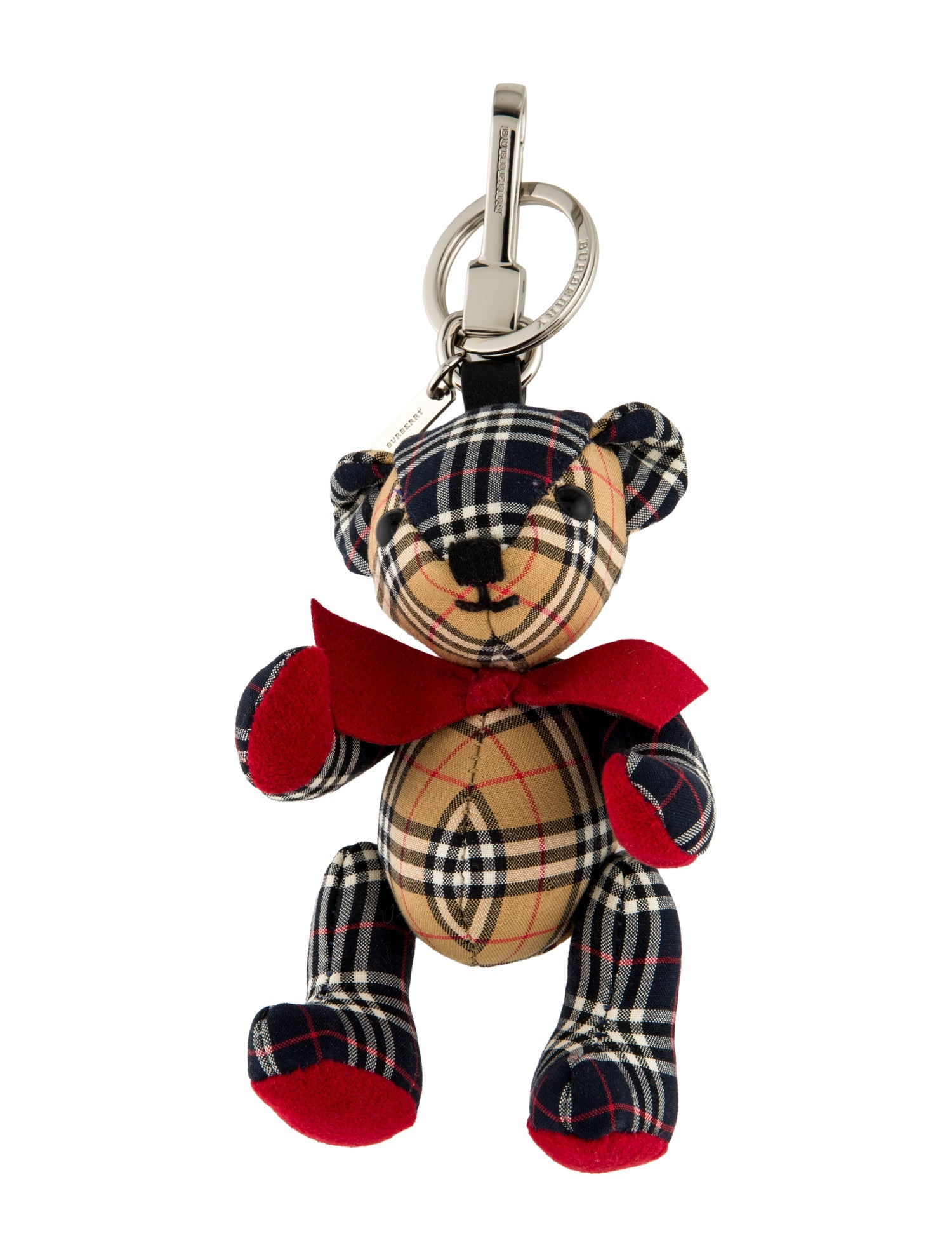 Burberry Burberry keychain with silver-tone hardware