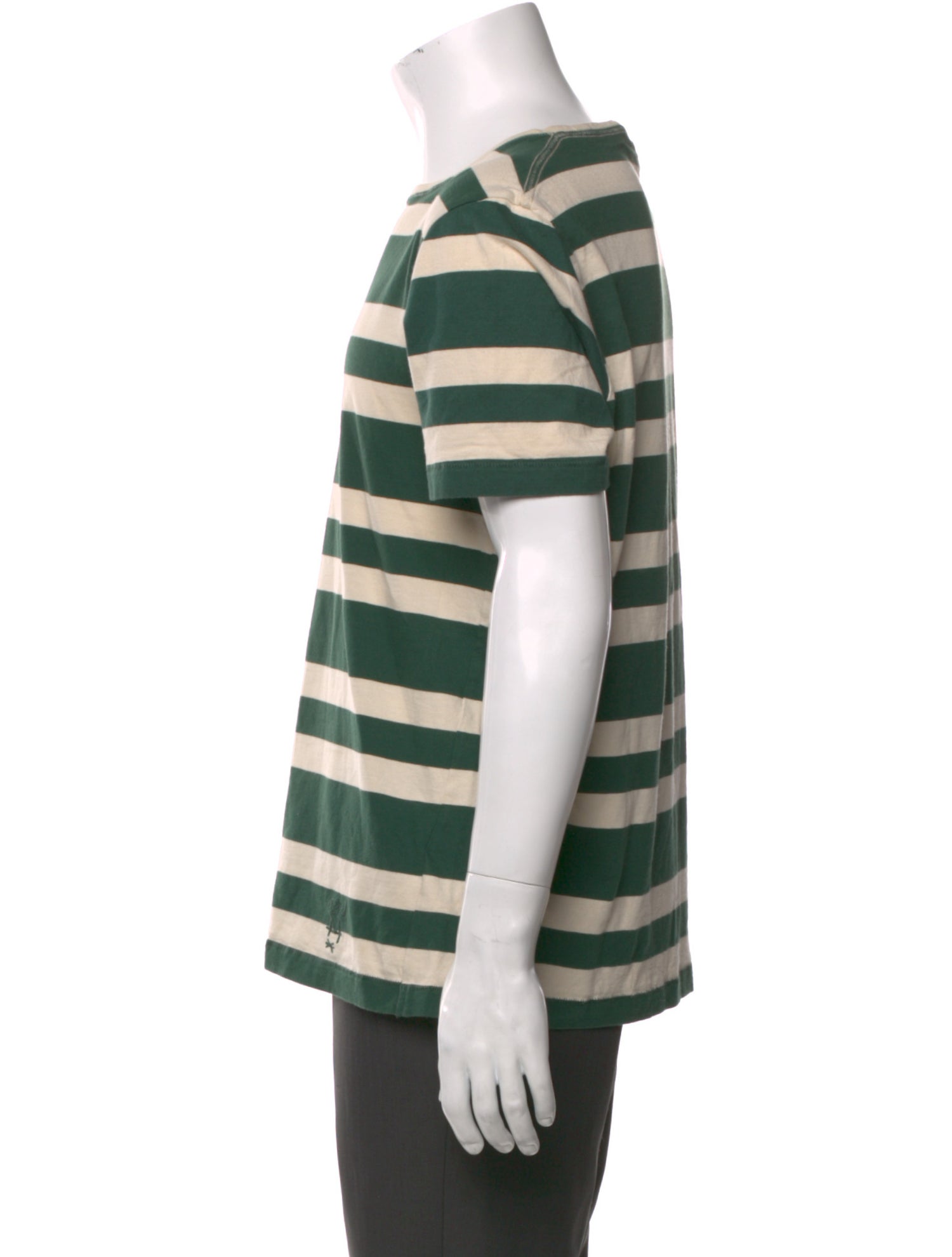 Burberry Striped Crew Neck T-Shirt