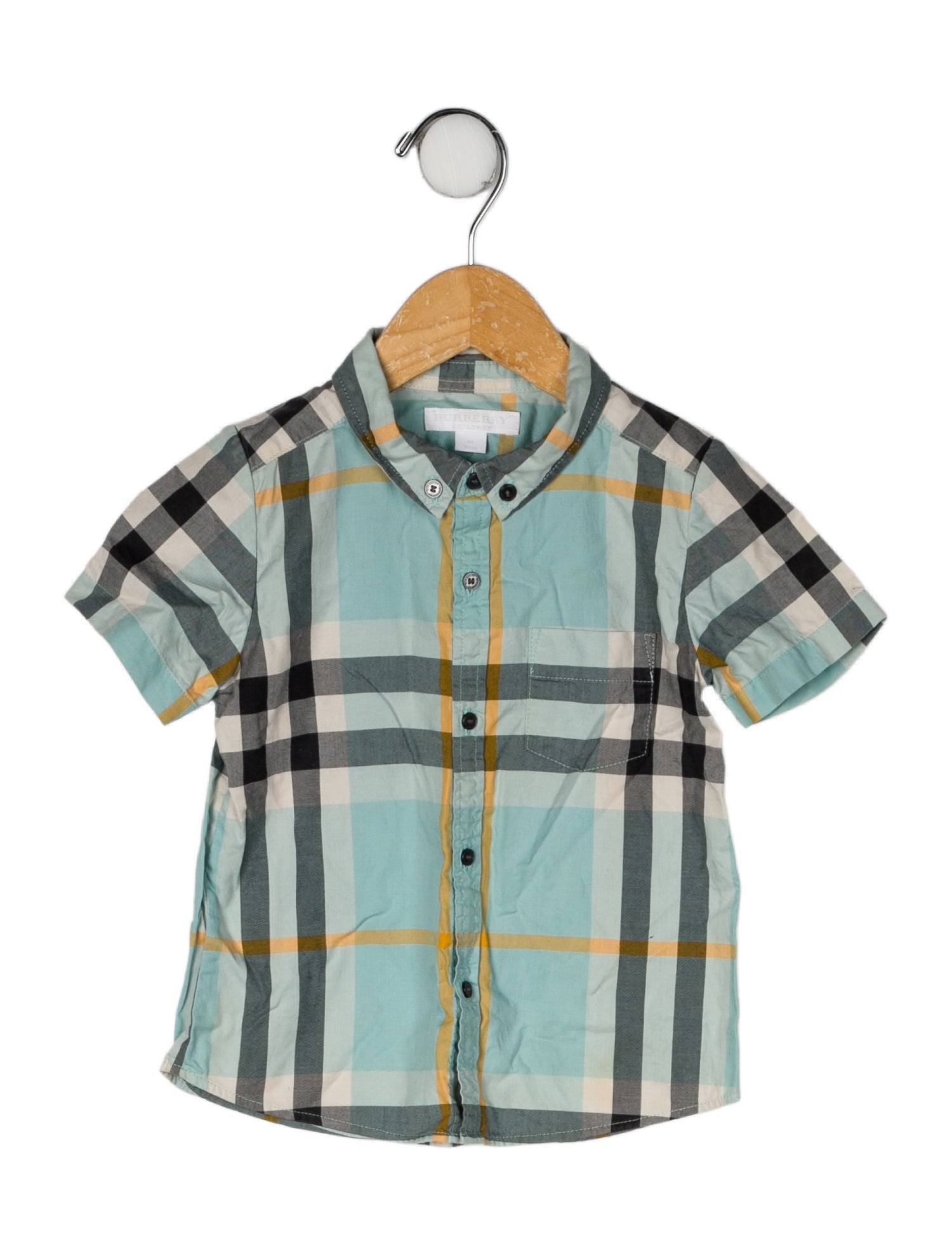 Burberry Cotton Short Sleeve Shirt