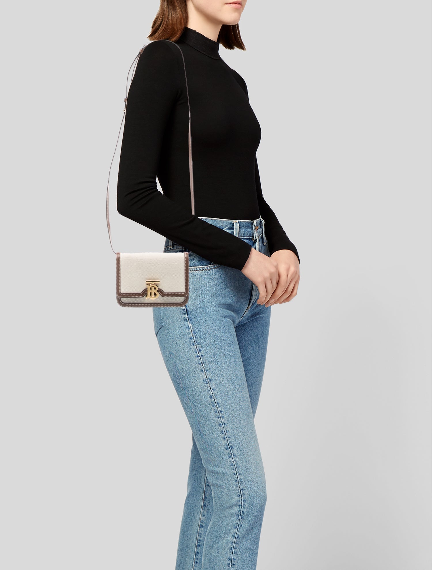 Burberry TB Monogram Crossbody Bag