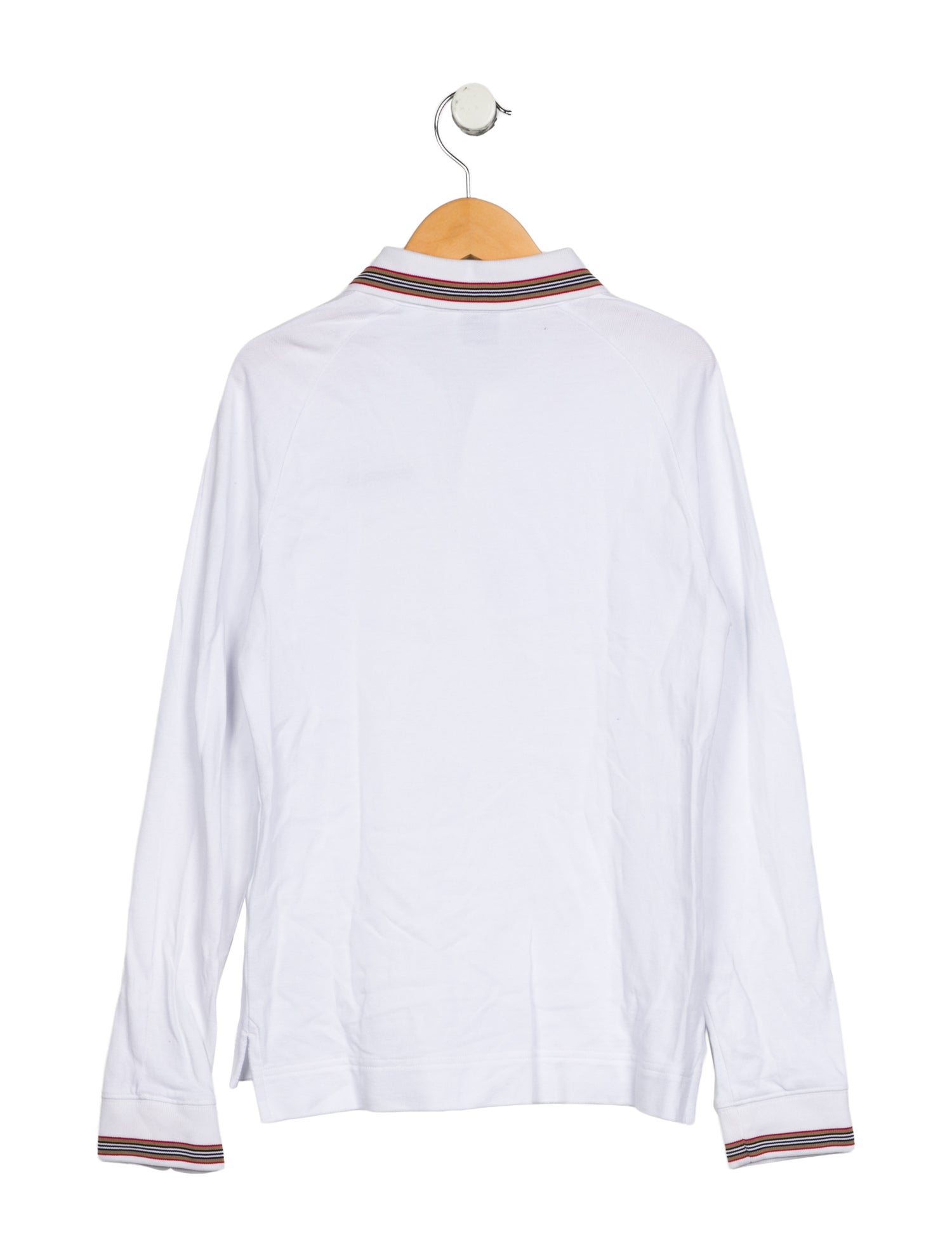 Burberry Kids Polo Long Sleeve Shirt