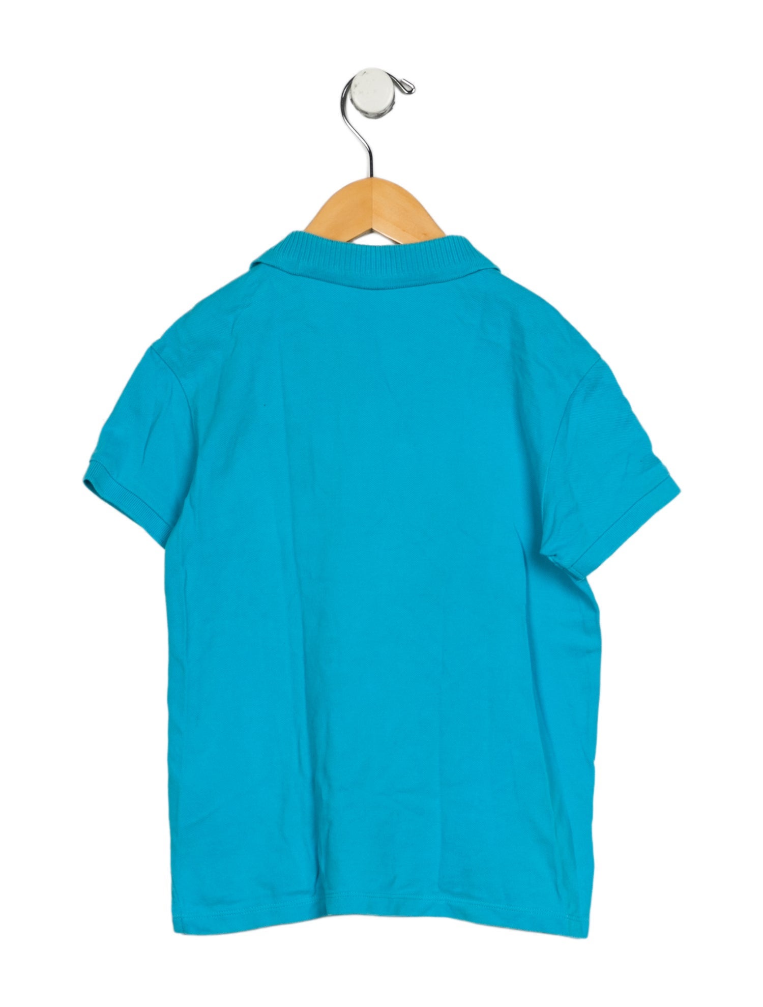 Burberry Cotton blue polo shirt