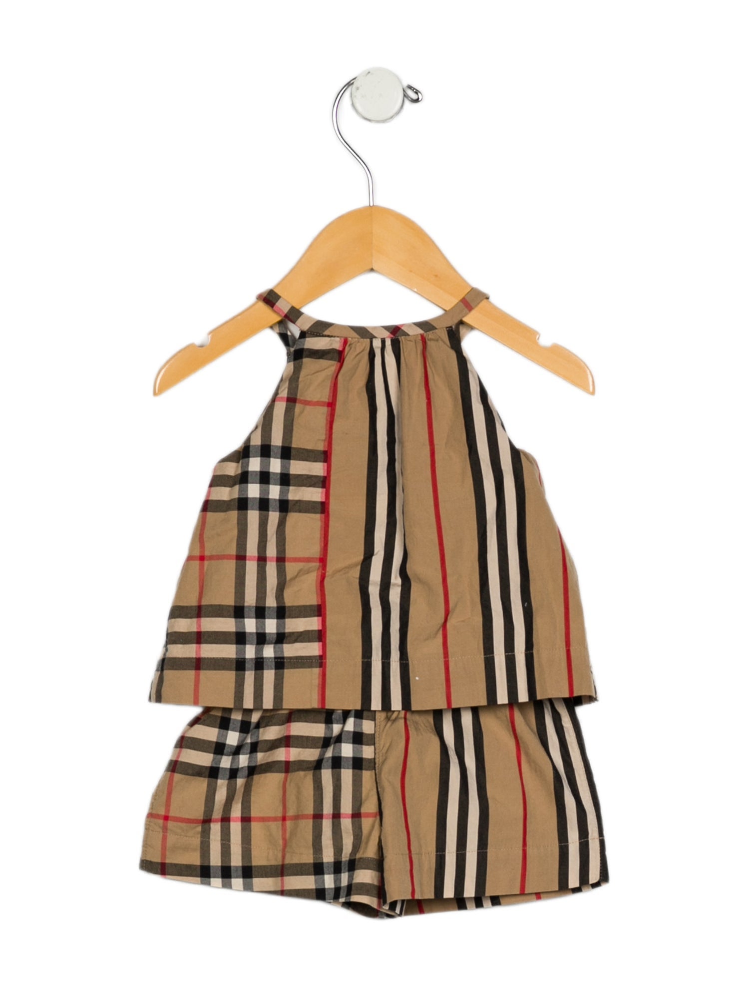 Burberry Girls Nova Check Romper