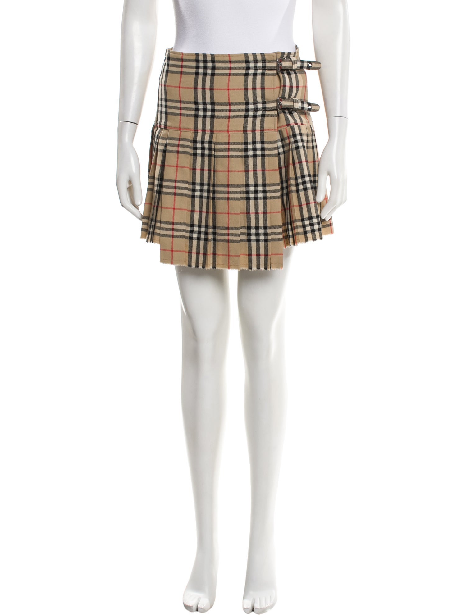 Burberry Wool Mini Skirt