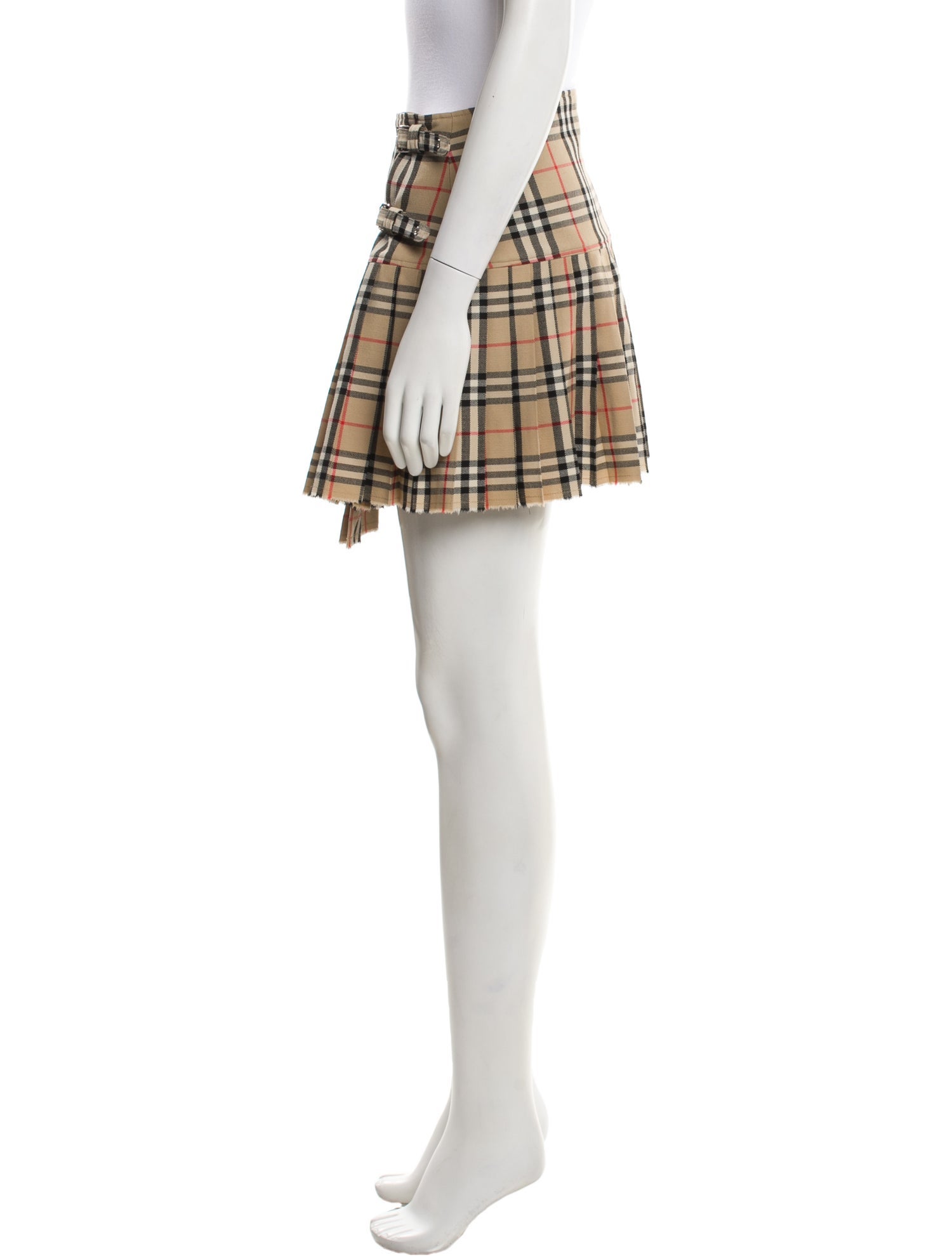Burberry Wool Mini Skirt