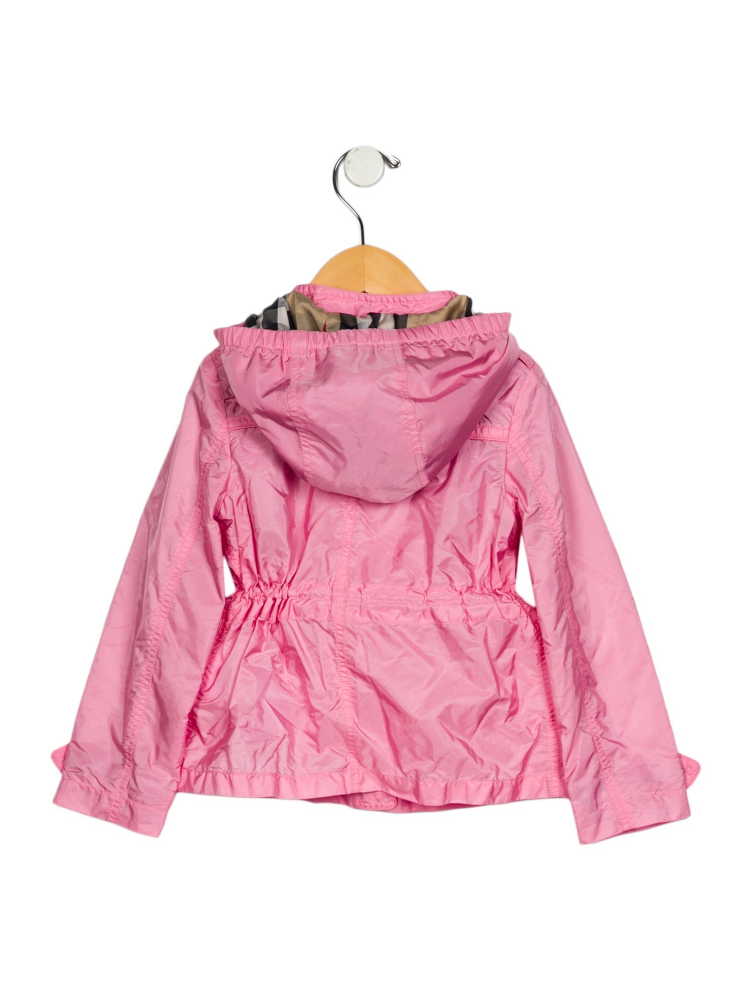 Burberry Pink casual jacket with zip closure