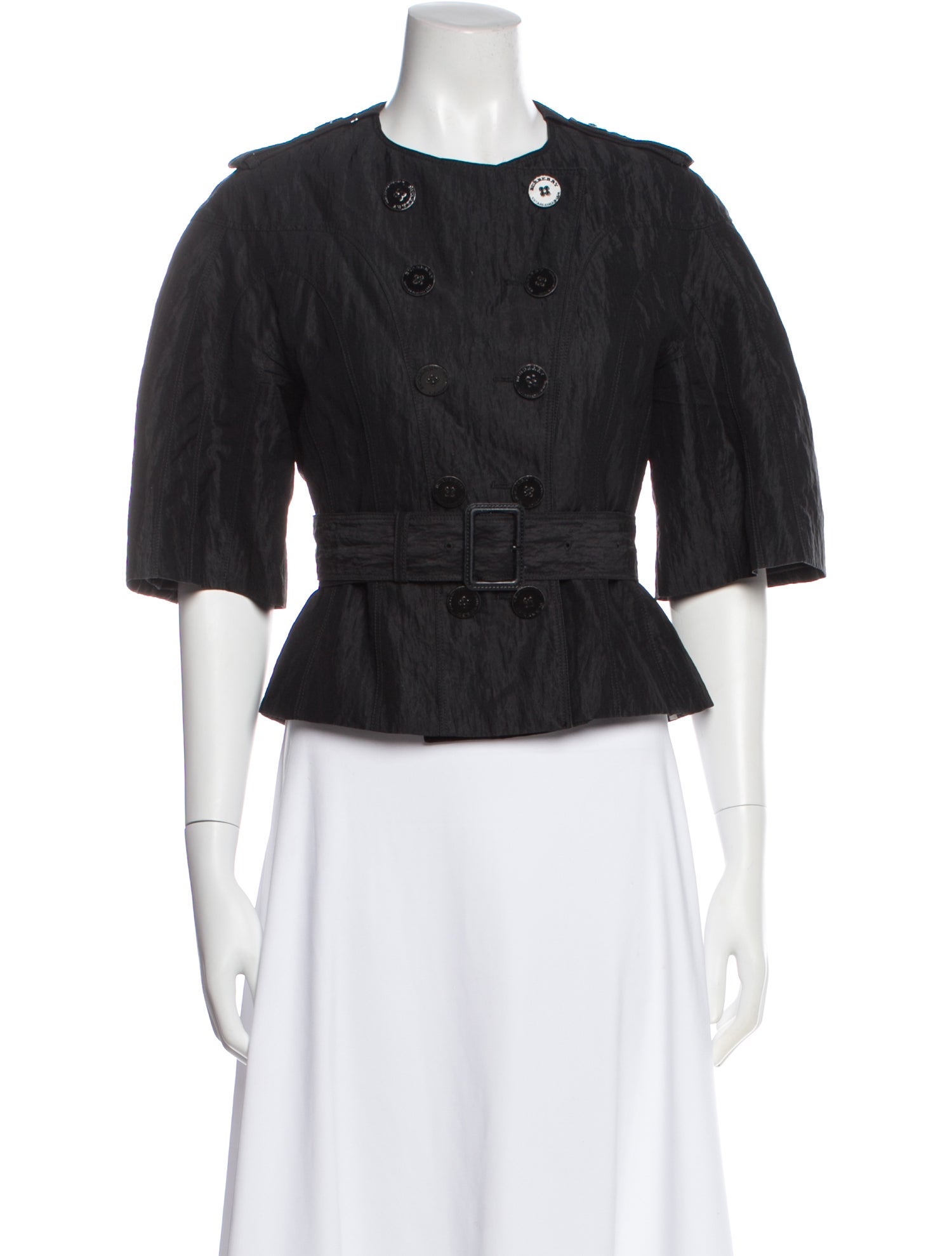 Burberry Crew Neck Short Sleeve Top