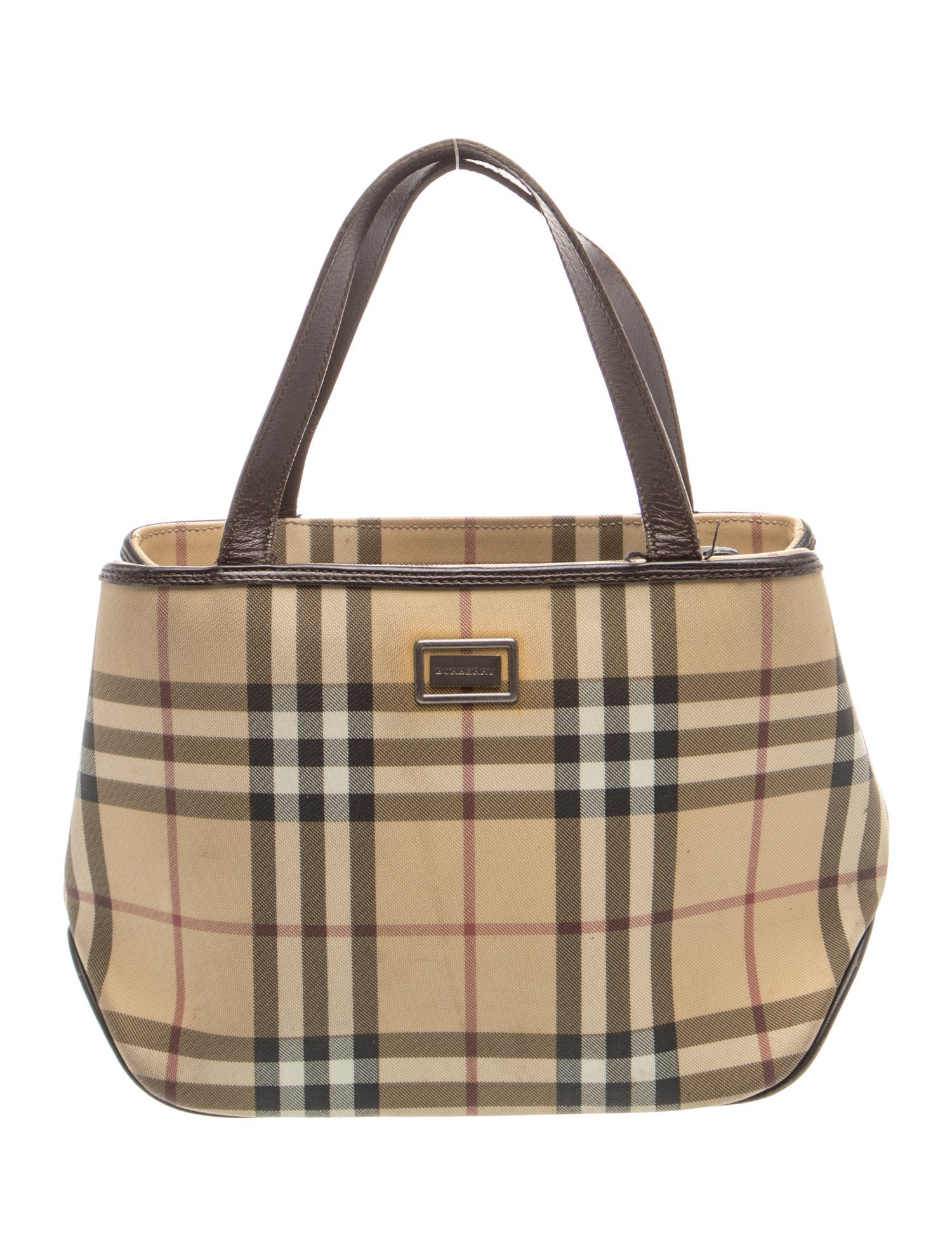 Burberry Nova Check Top Handle Bag
