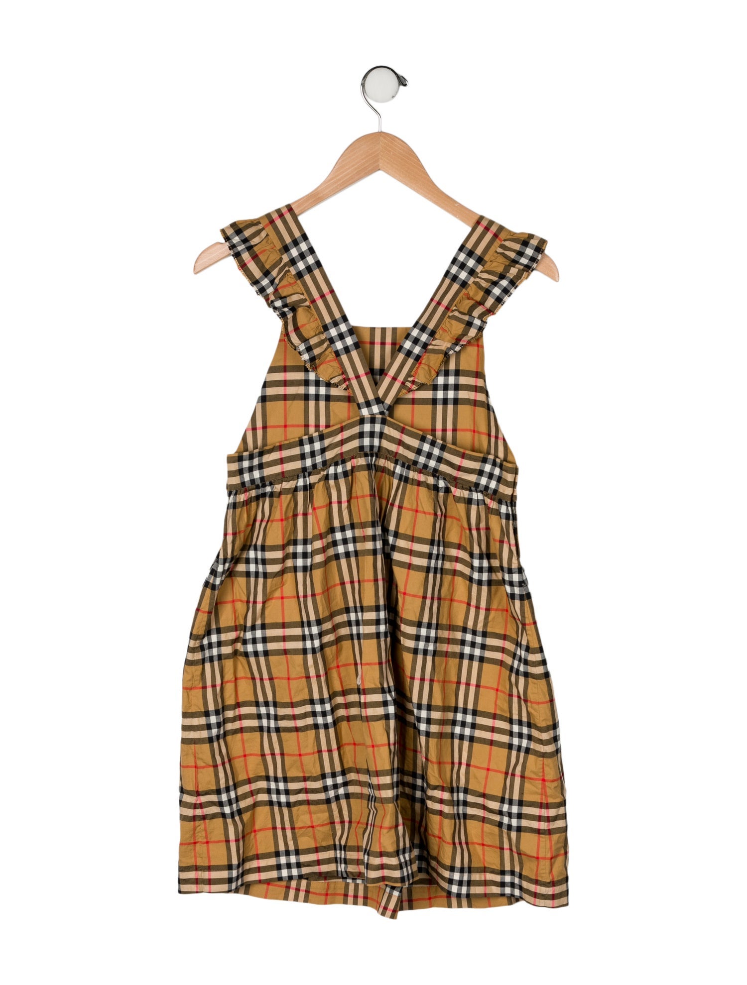 Burberry Nova Check Print Sleeveless Dress