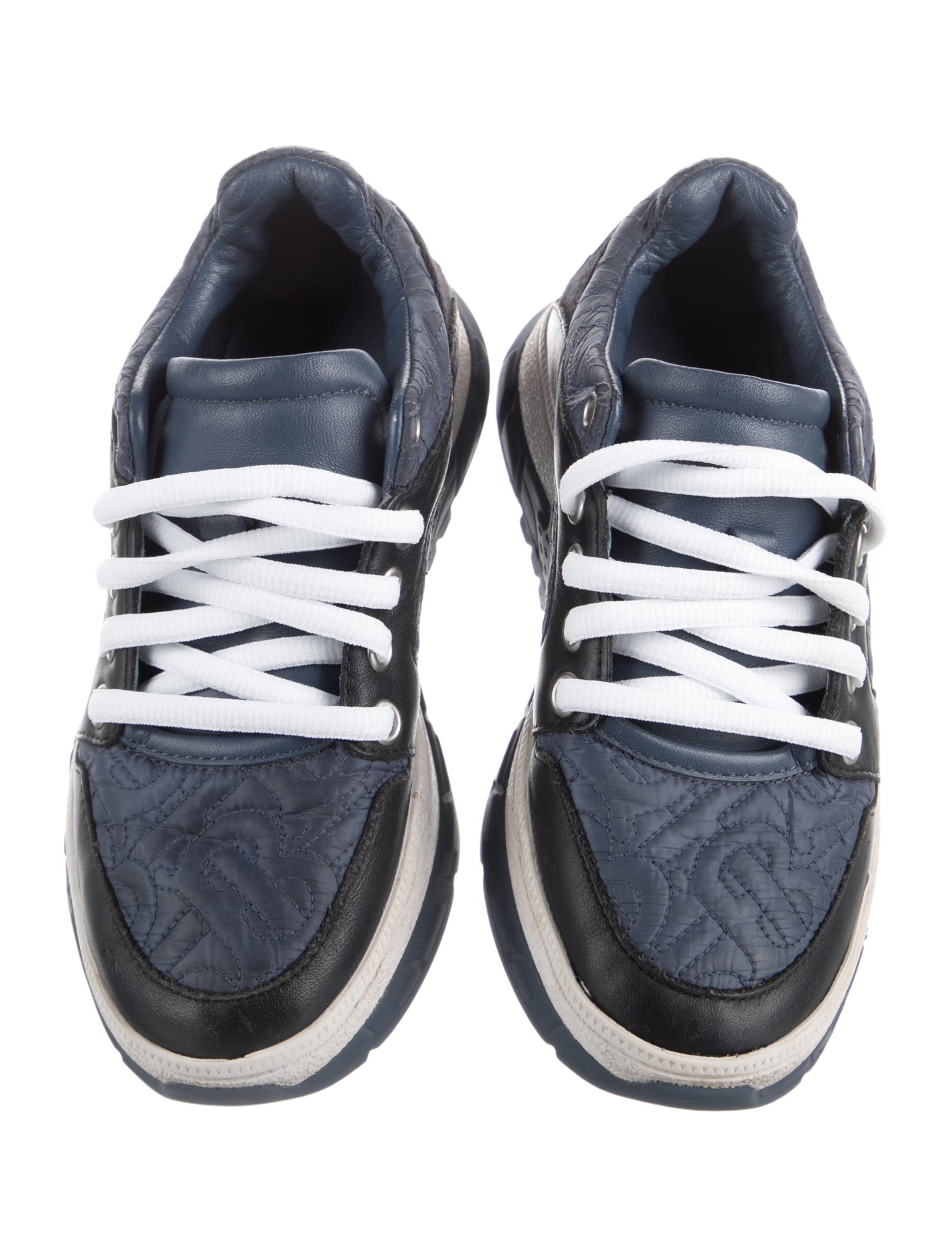 Burberry Boys' TB Monogram Low Top Sneakers