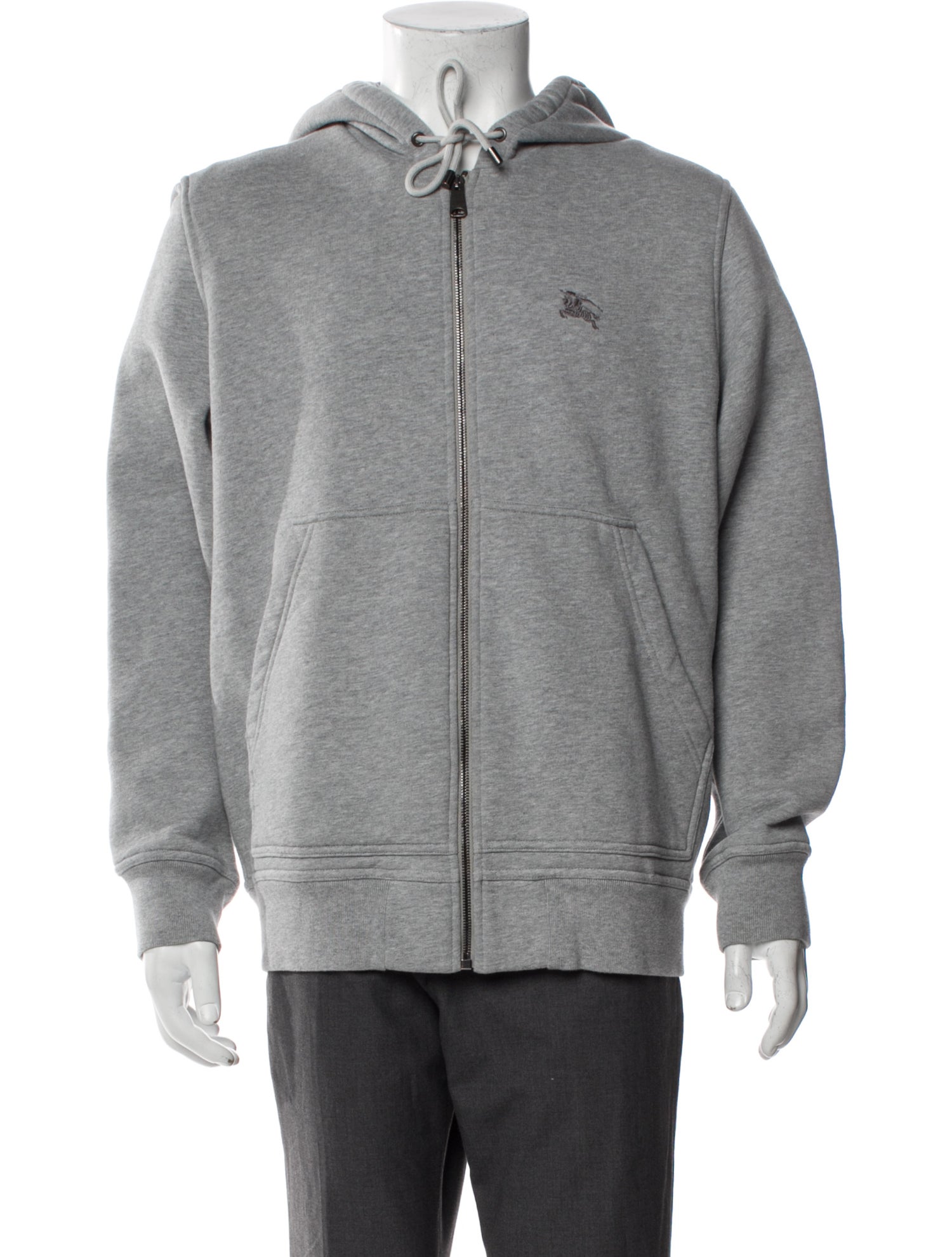 Burberry Mock Neck Long Sleeve Hoodie