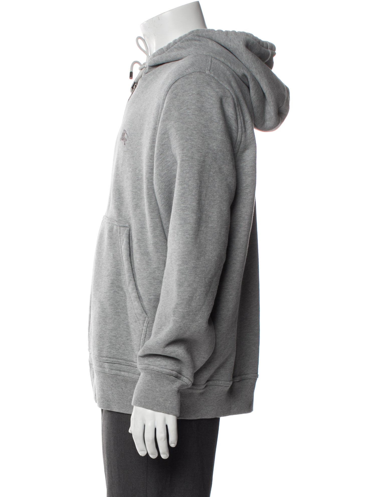 Burberry Mock Neck Long Sleeve Hoodie