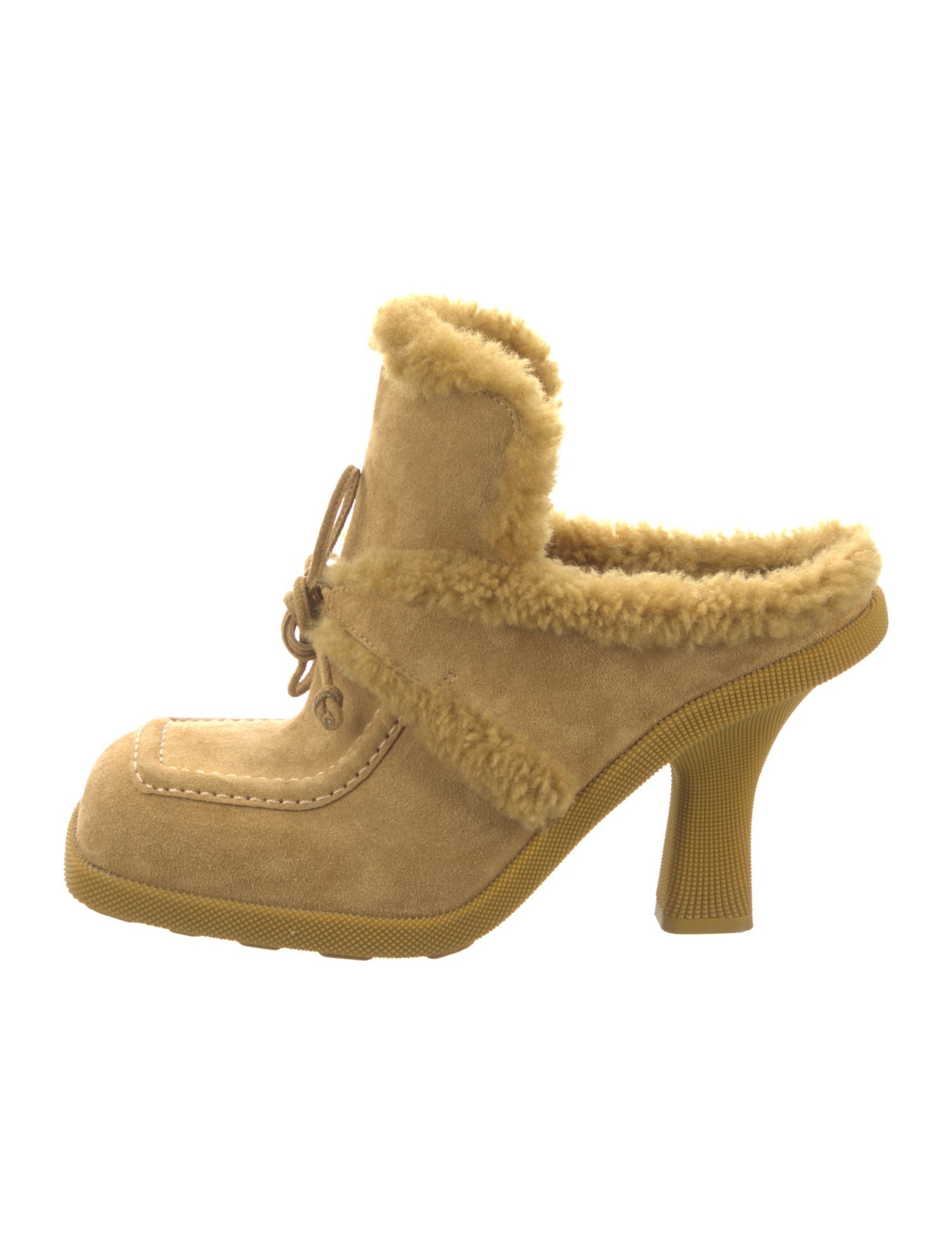 Burberry Shearling Mules