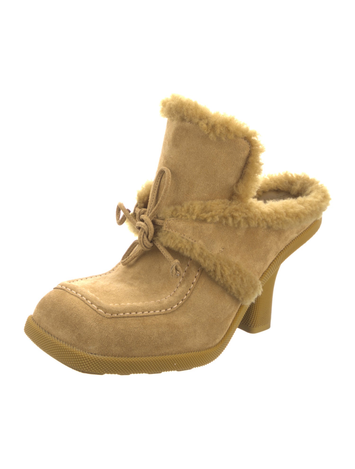 Burberry Shearling Mules