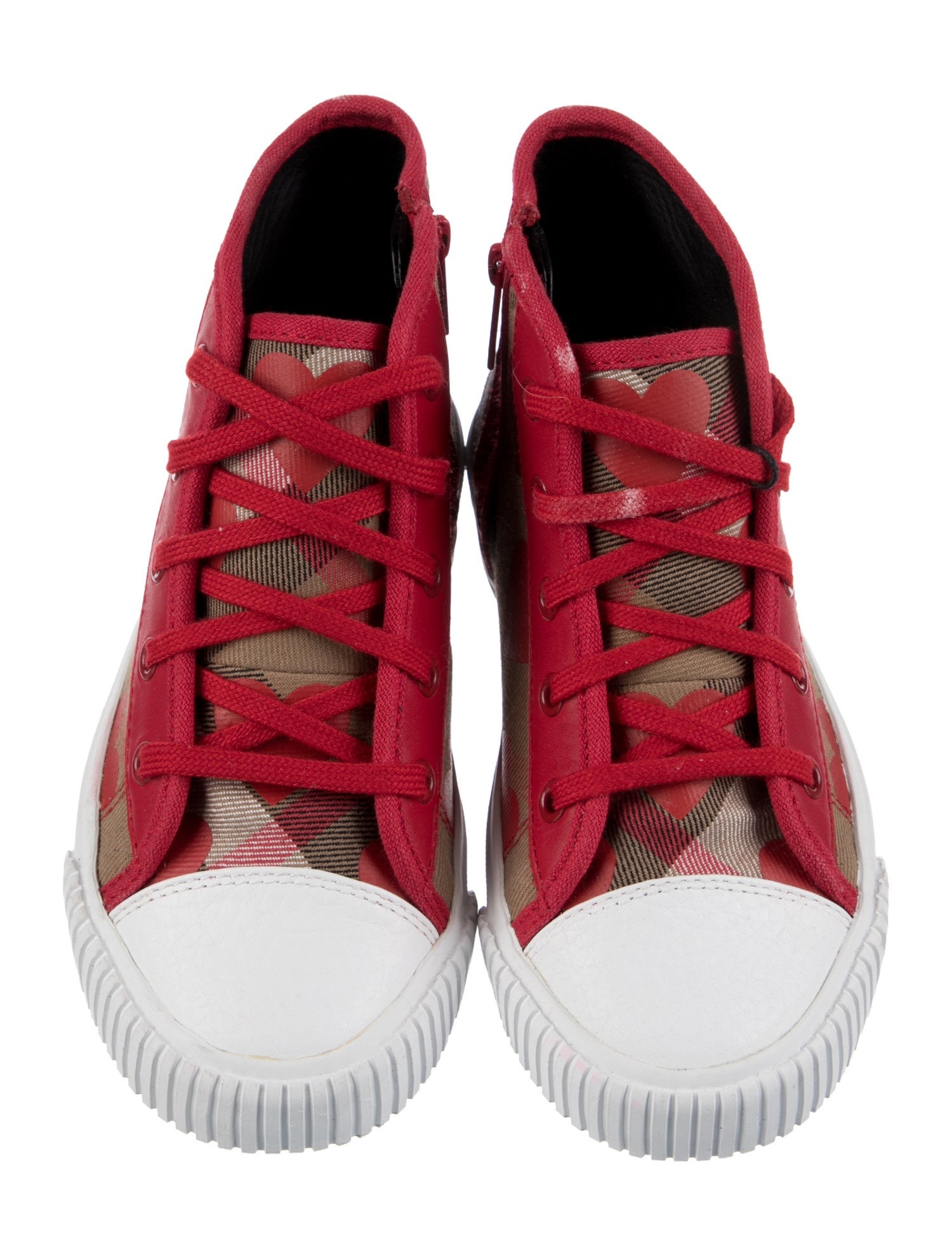 Burberry Toddler Girls Canvas High Tops